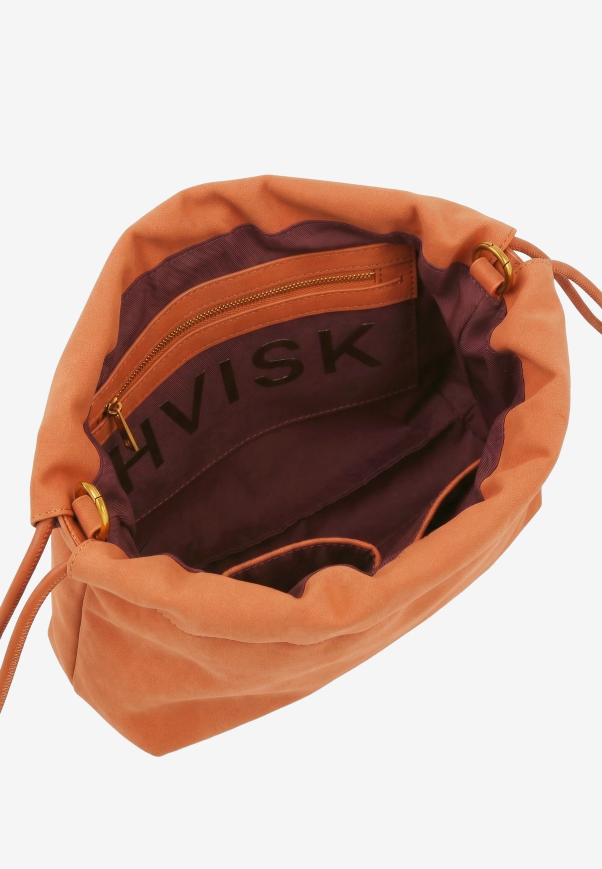 HVISK Arcane Brush Clutch 510 Terracotta