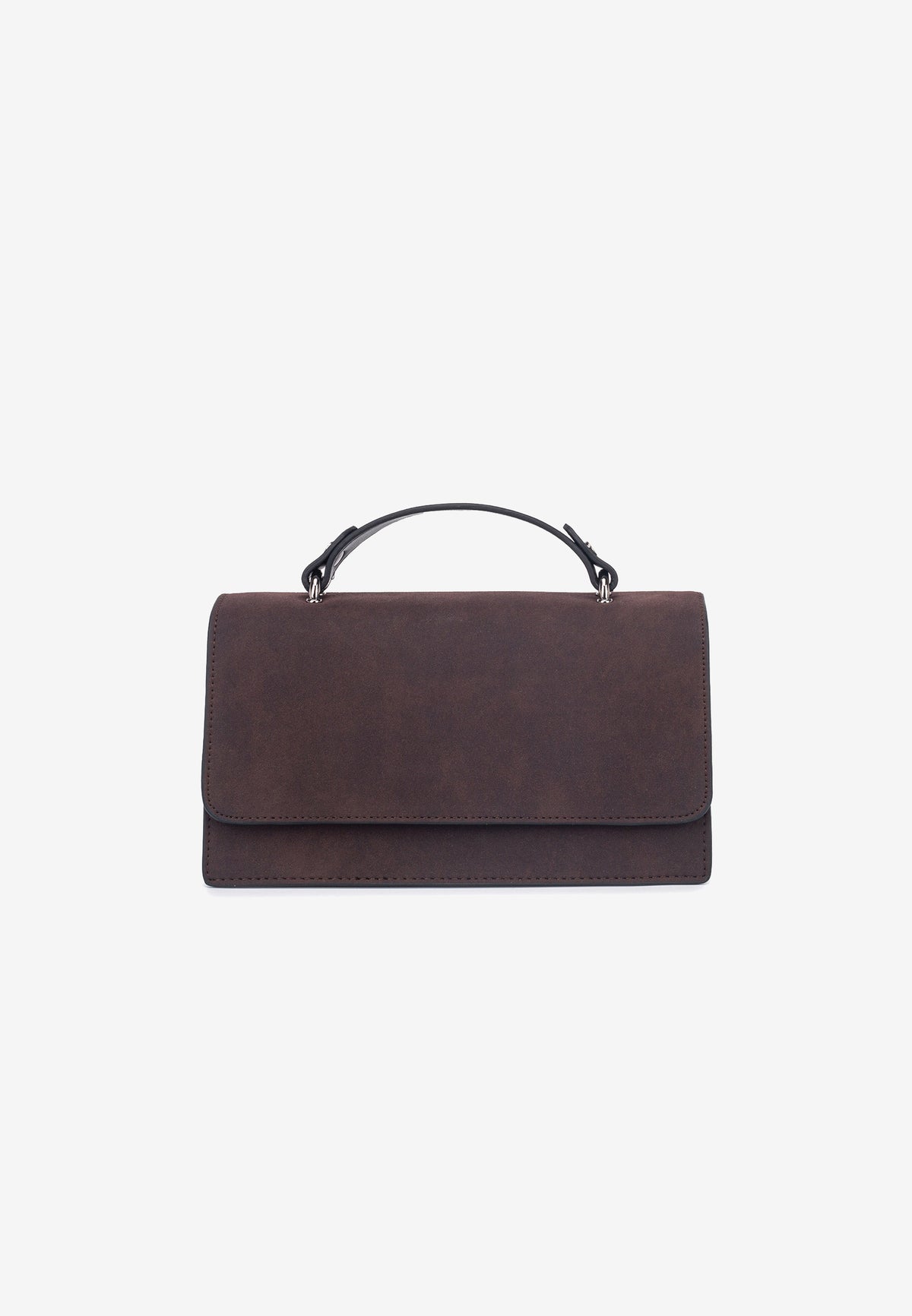 HVISK Aria Brush Handbag 514 Umber Brown / Black