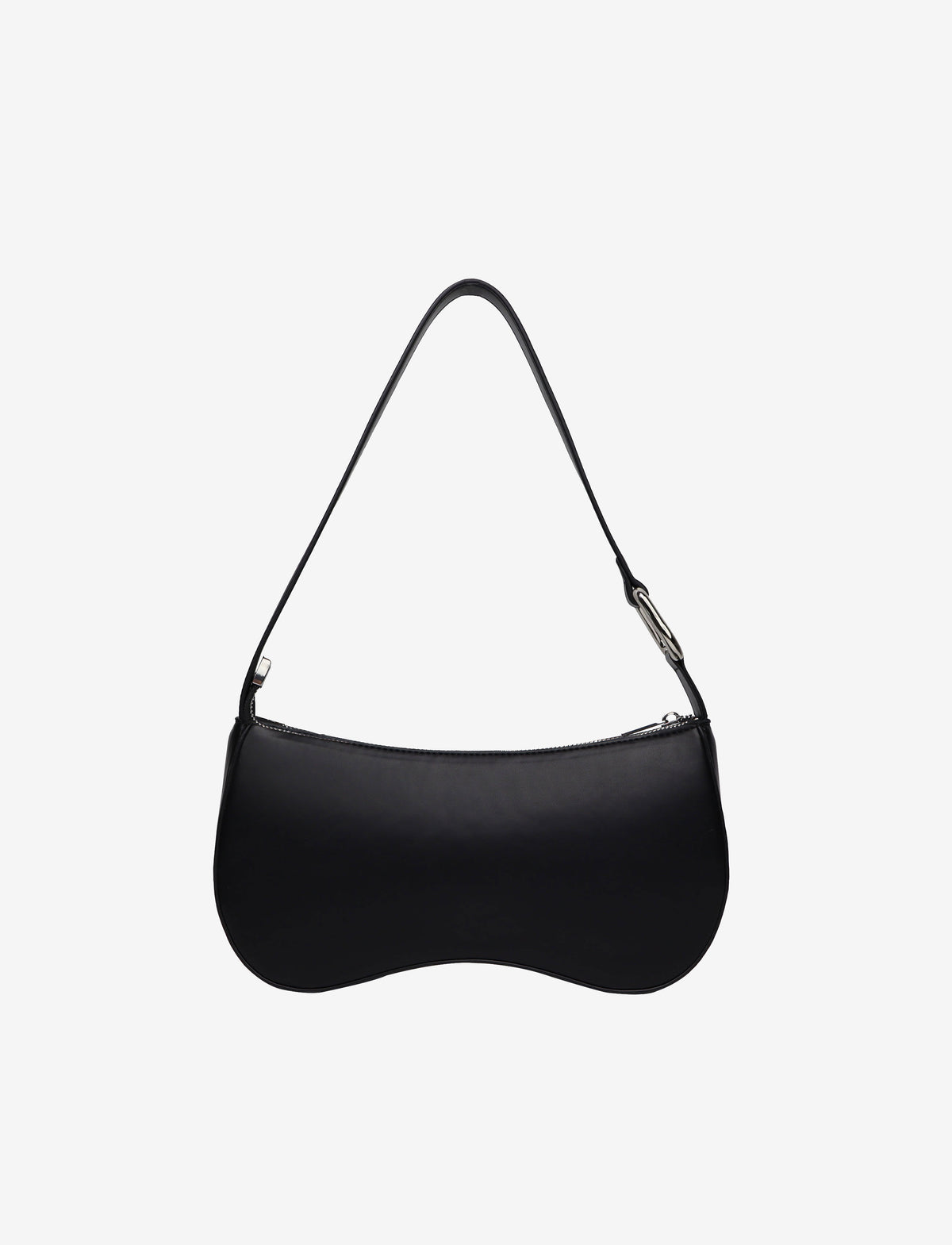 HVISK Basal Soft Hardware Shoulder Bag 009 Black
