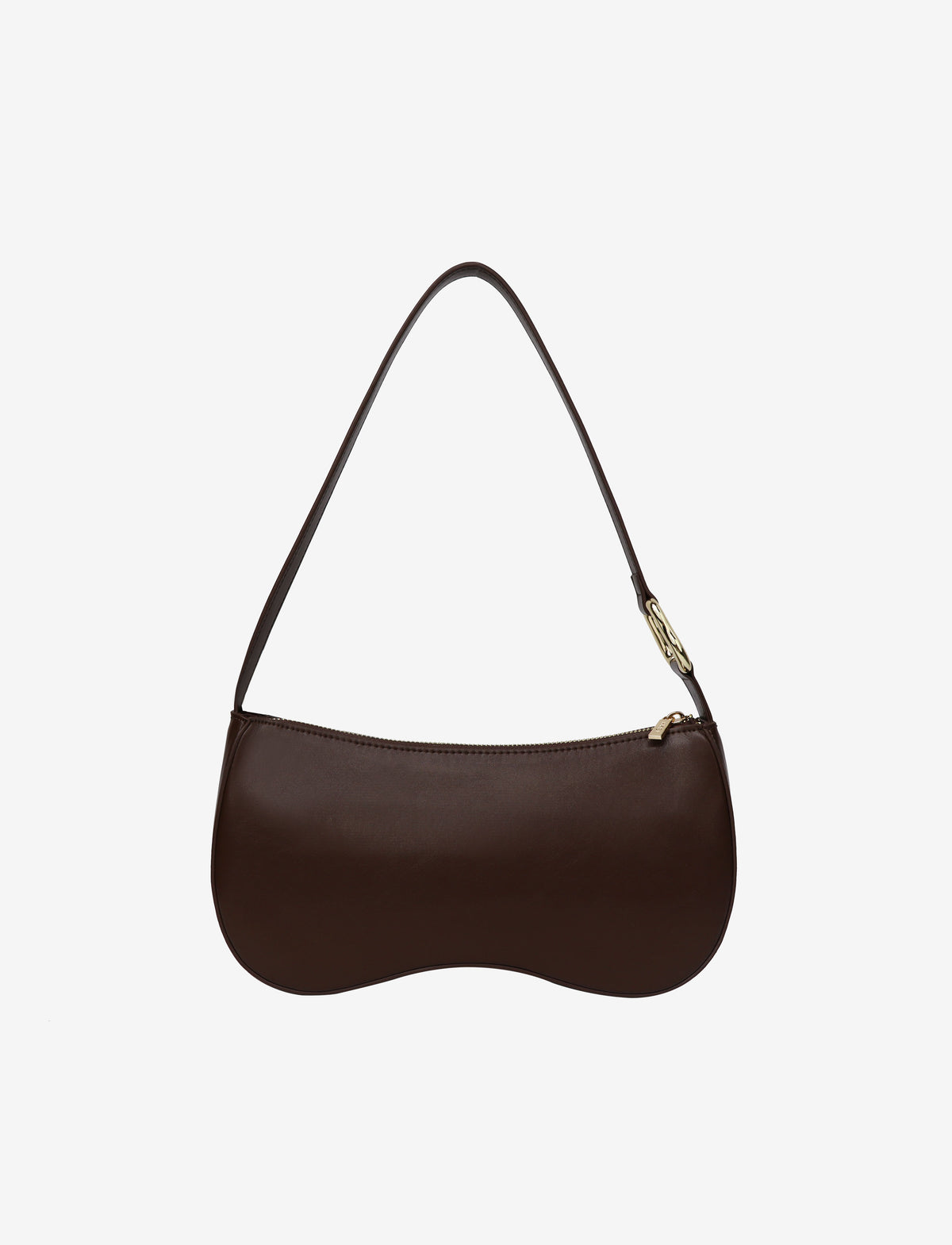 HVISK Basal Soft Hardware Shoulder Bag 496 Cocoa