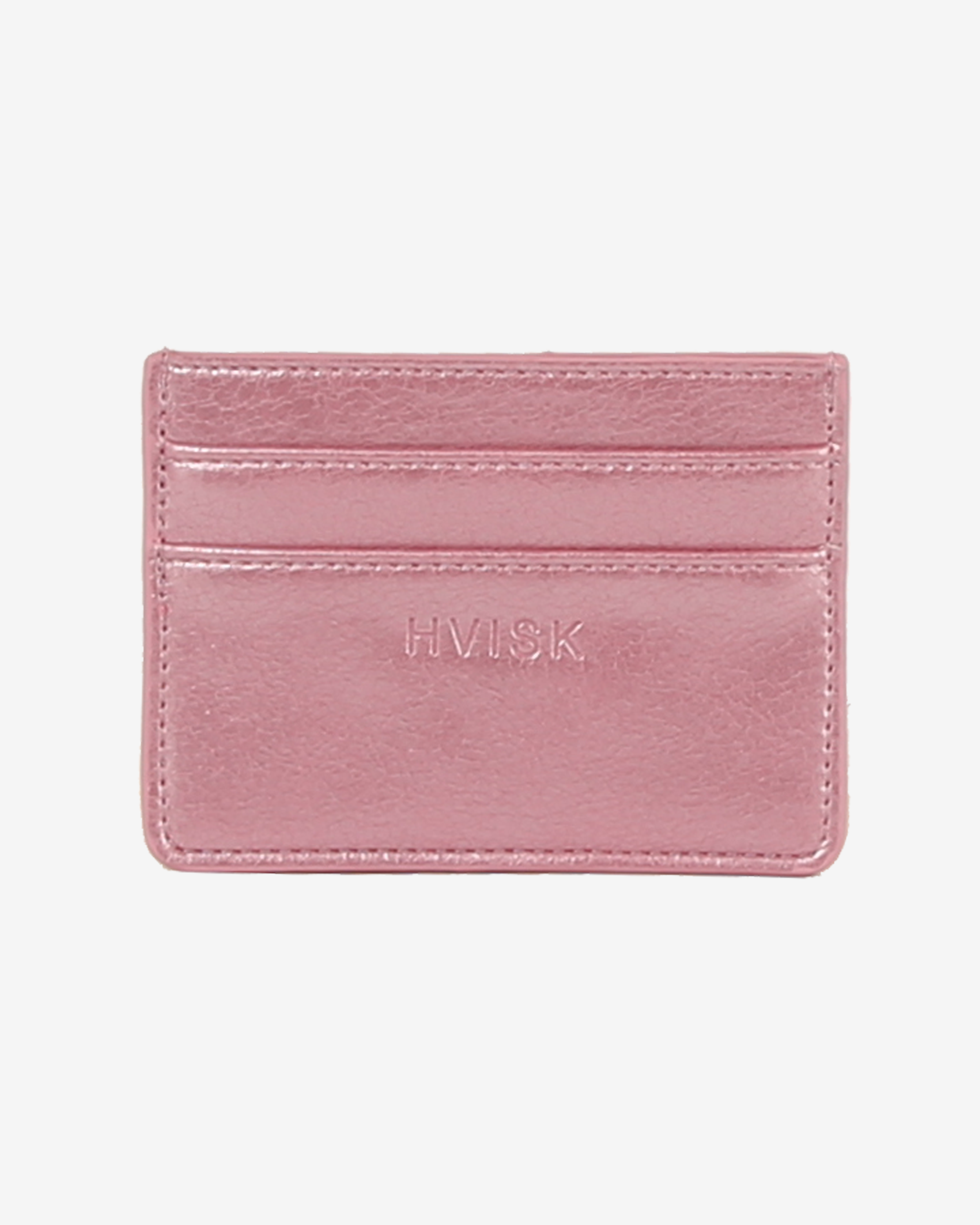 HVISK CARDHOLDER SHINY STRUCTURE Wallet 469 Rouge Pink