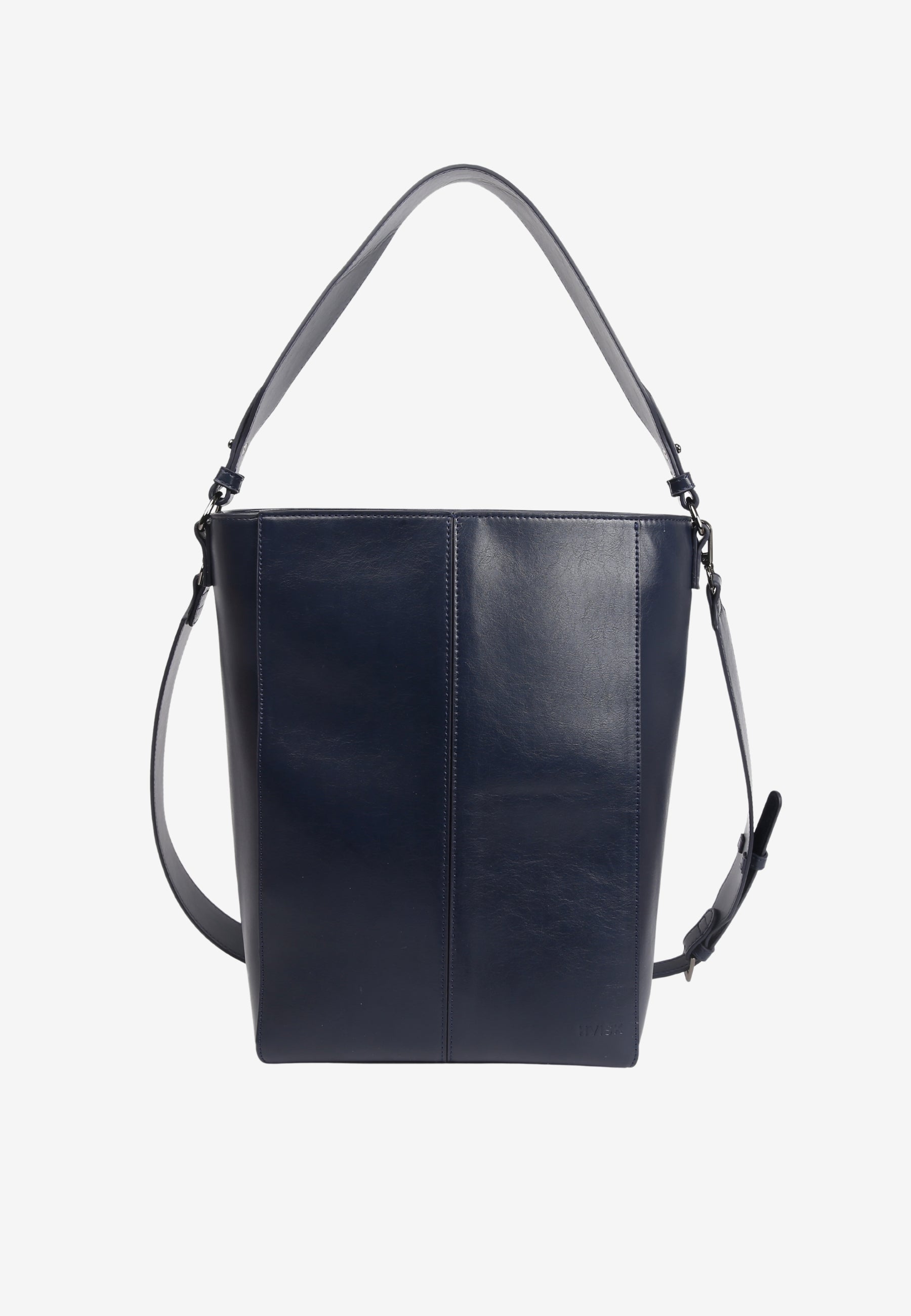 HVISK CASSET GLOSSY STRUCTURE Tote Bag 480 Eclipse Blue