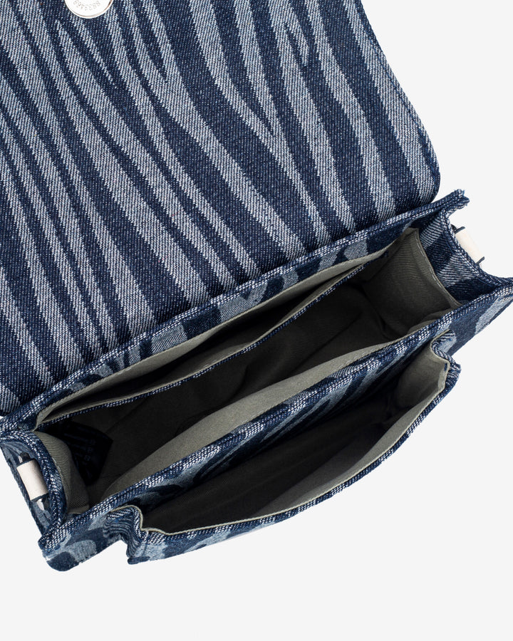 HVISK CAYMAN POCKET DENIM Crossbody 470 Navy Zebra