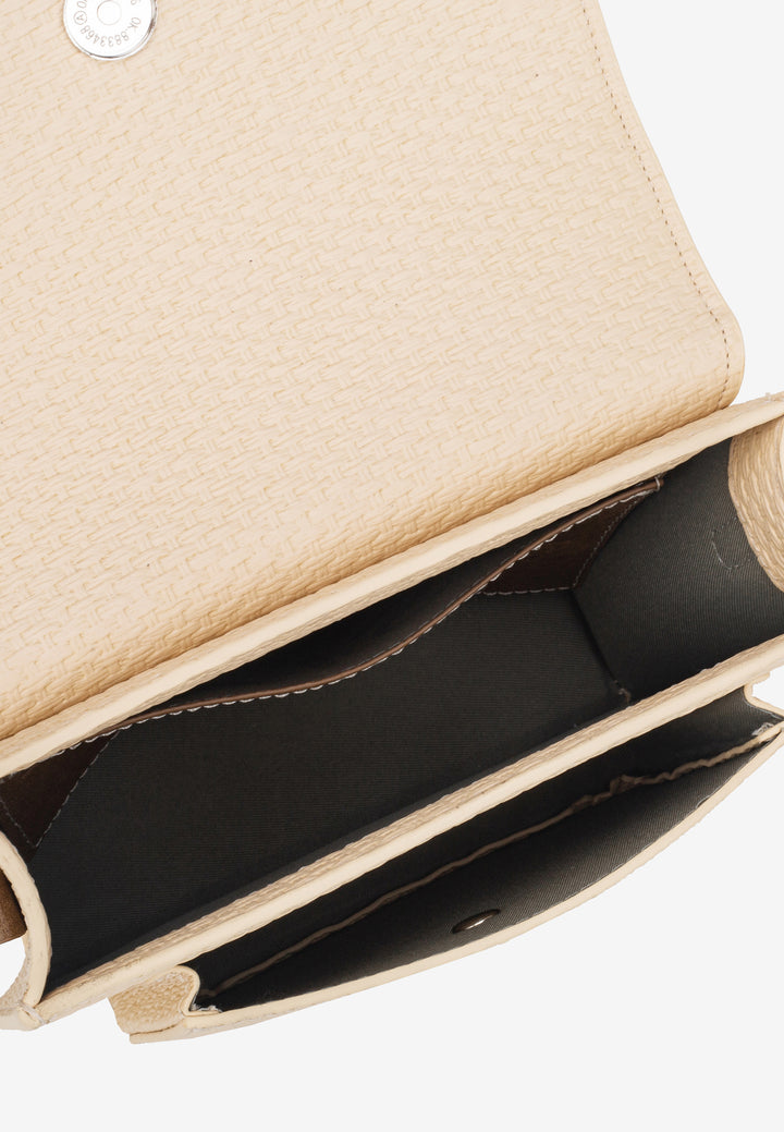 HVISK CAYMAN POCKET RAFFIA STRUCTURE Crossbody 471 Raffia Sand