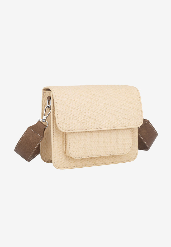 HVISK CAYMAN POCKET RAFFIA STRUCTURE Crossbody 471 Raffia Sand