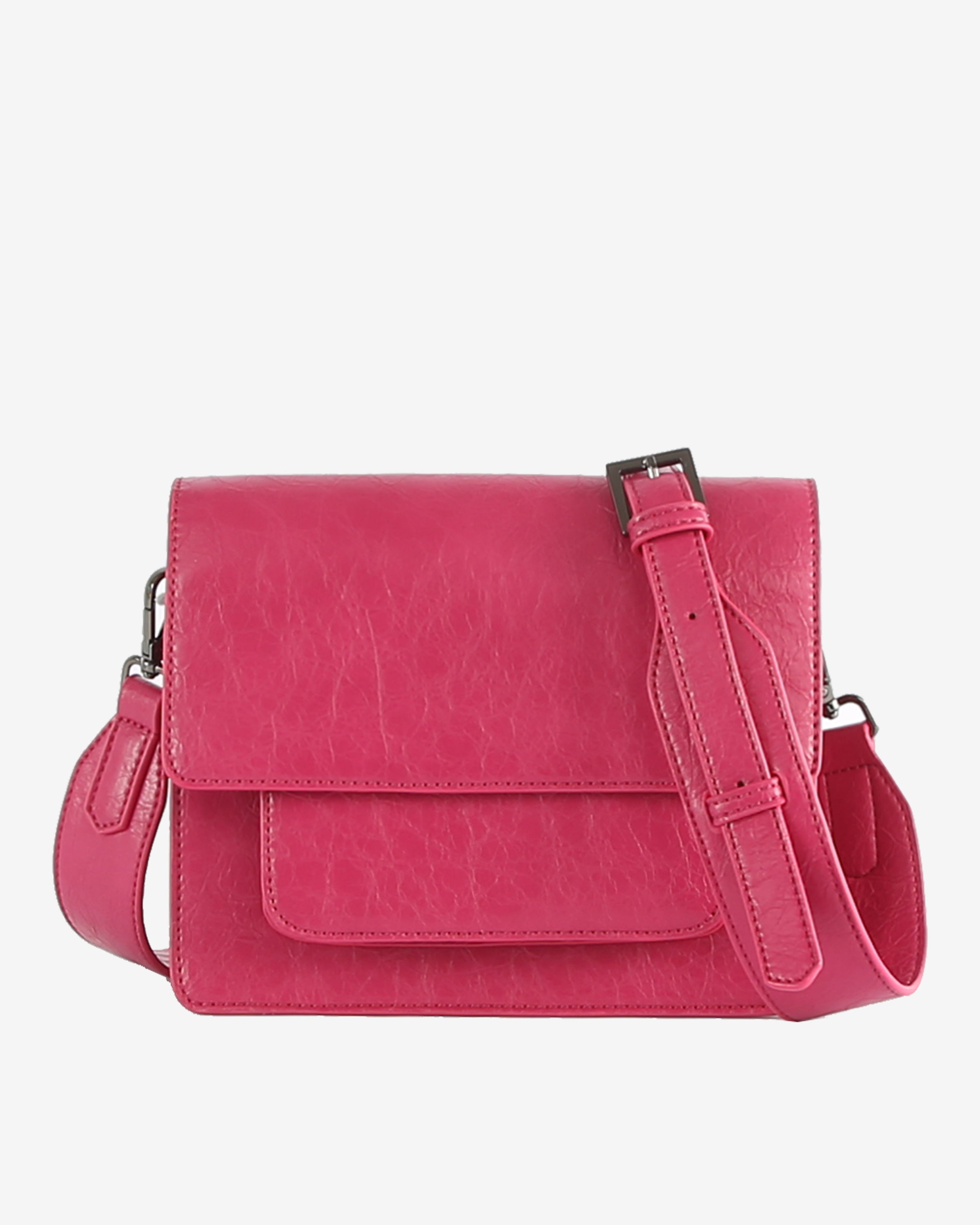 HVISK CAYMAN POCKET RAW STRUCTURE Crossbody 479 Fuchsia Pink