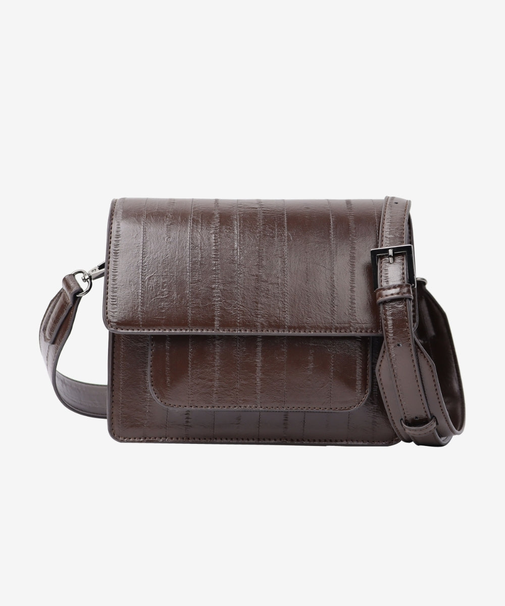 HVISK CAYMAN POCKET STROKE STRUCTURE Crossbody 485 Espresso