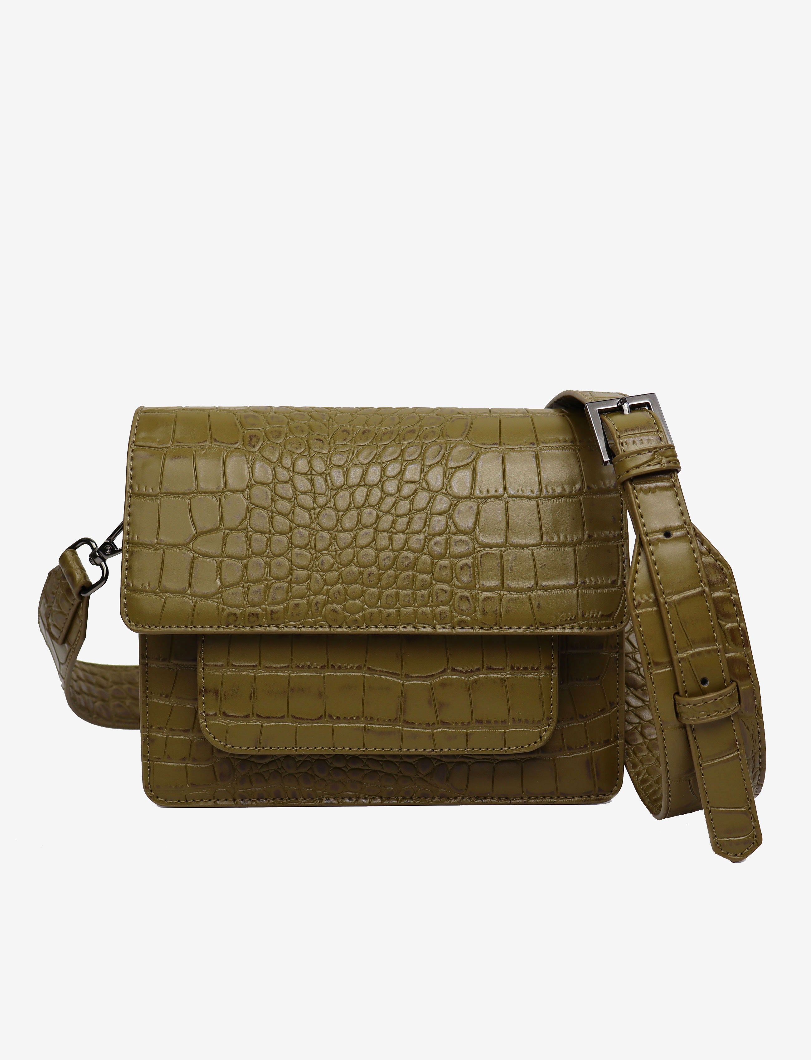 HVISK CAYMAN POCKET TRACE Crossbody 487 Olive Green