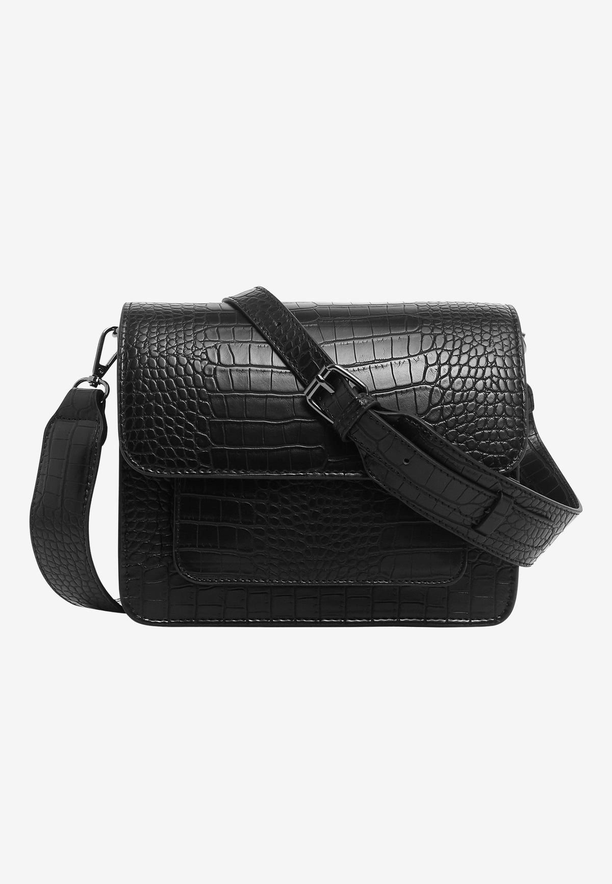 HVISK CAYMAN POCKET TRACE Crossbody 009 Black