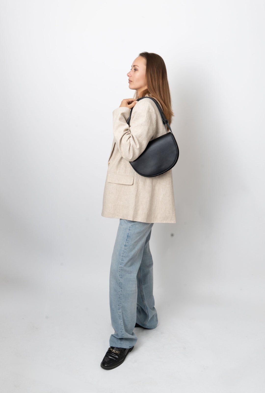 HVISK CLIFF SOFT STRUCTURE Crossbody 009 Black