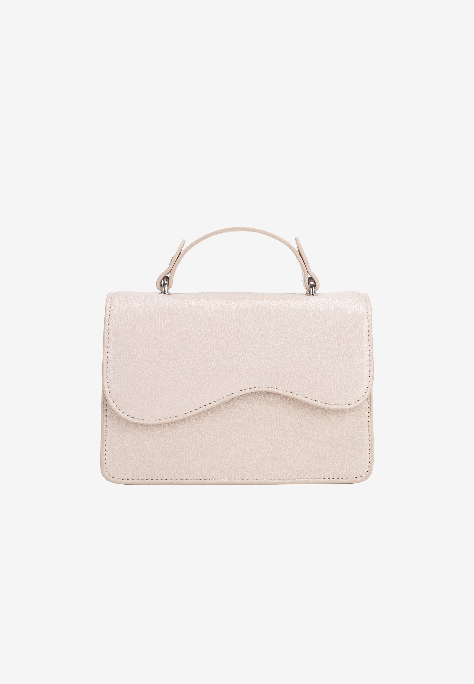 HVISK CRANE SHELL STRUCTURE Crossbody 486 Oat White