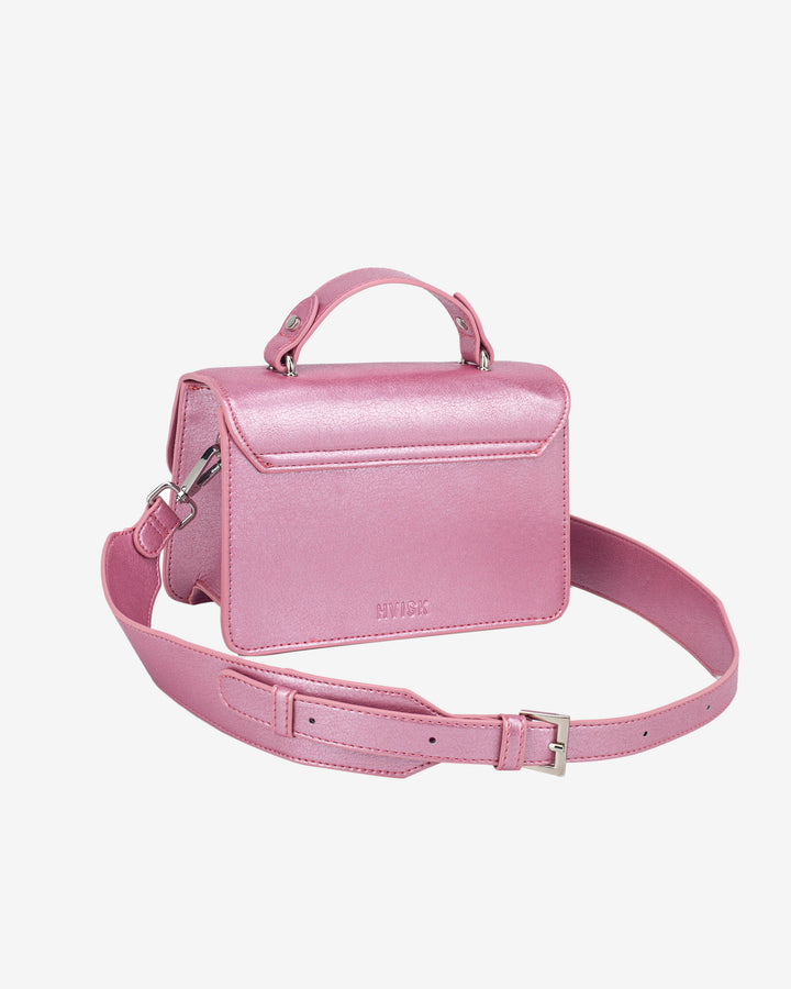 HVISK CRANE SHINY STRUCTURE Crossbody 469 Rouge Pink