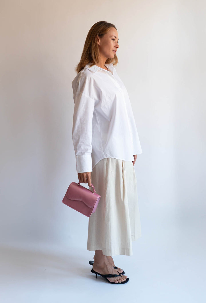 HVISK CRANE SHINY STRUCTURE Crossbody 469 Rouge Pink