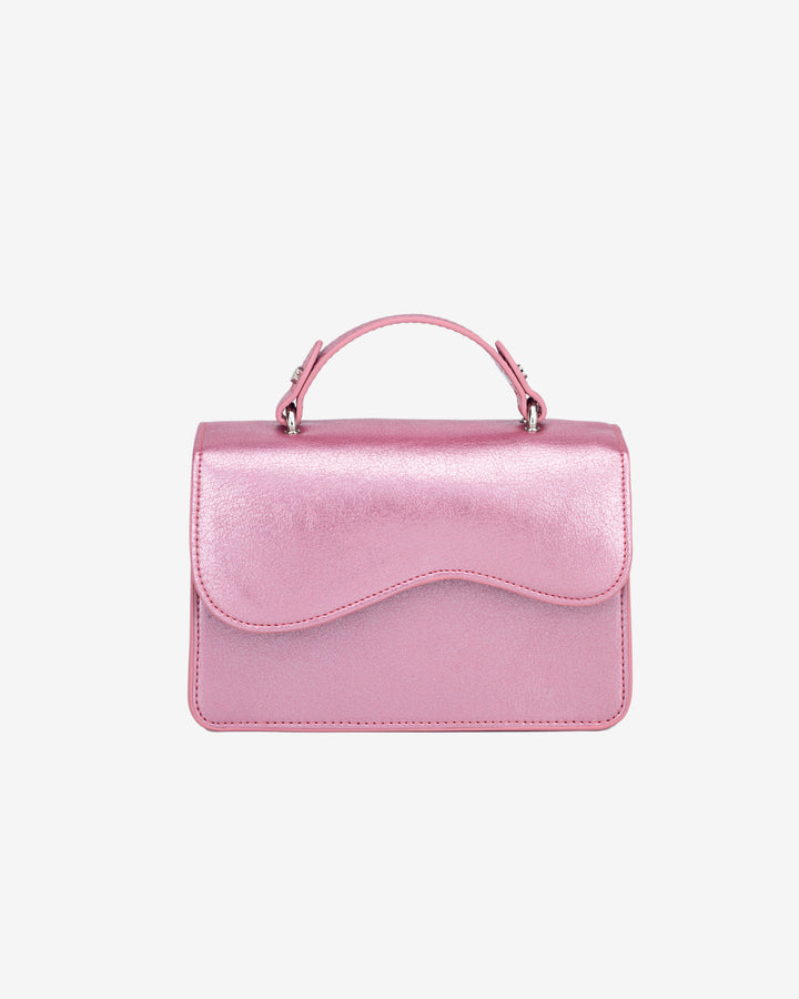 HVISK CRANE SHINY STRUCTURE Crossbody 469 Rouge Pink