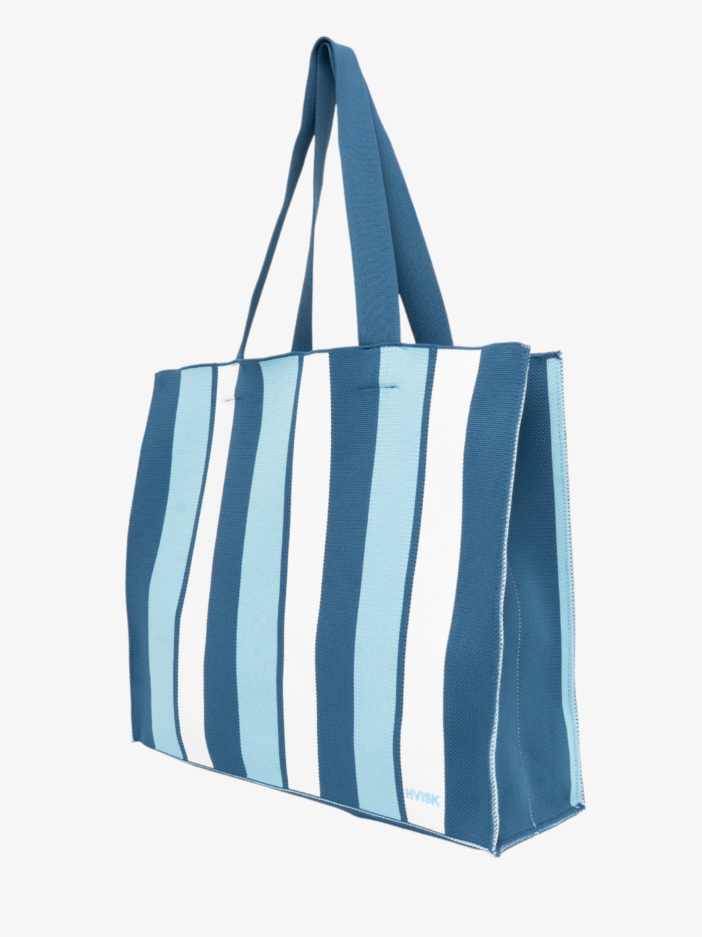 HVISK CRUISE KNIT NET Handle Bag 466 Bondi Blue