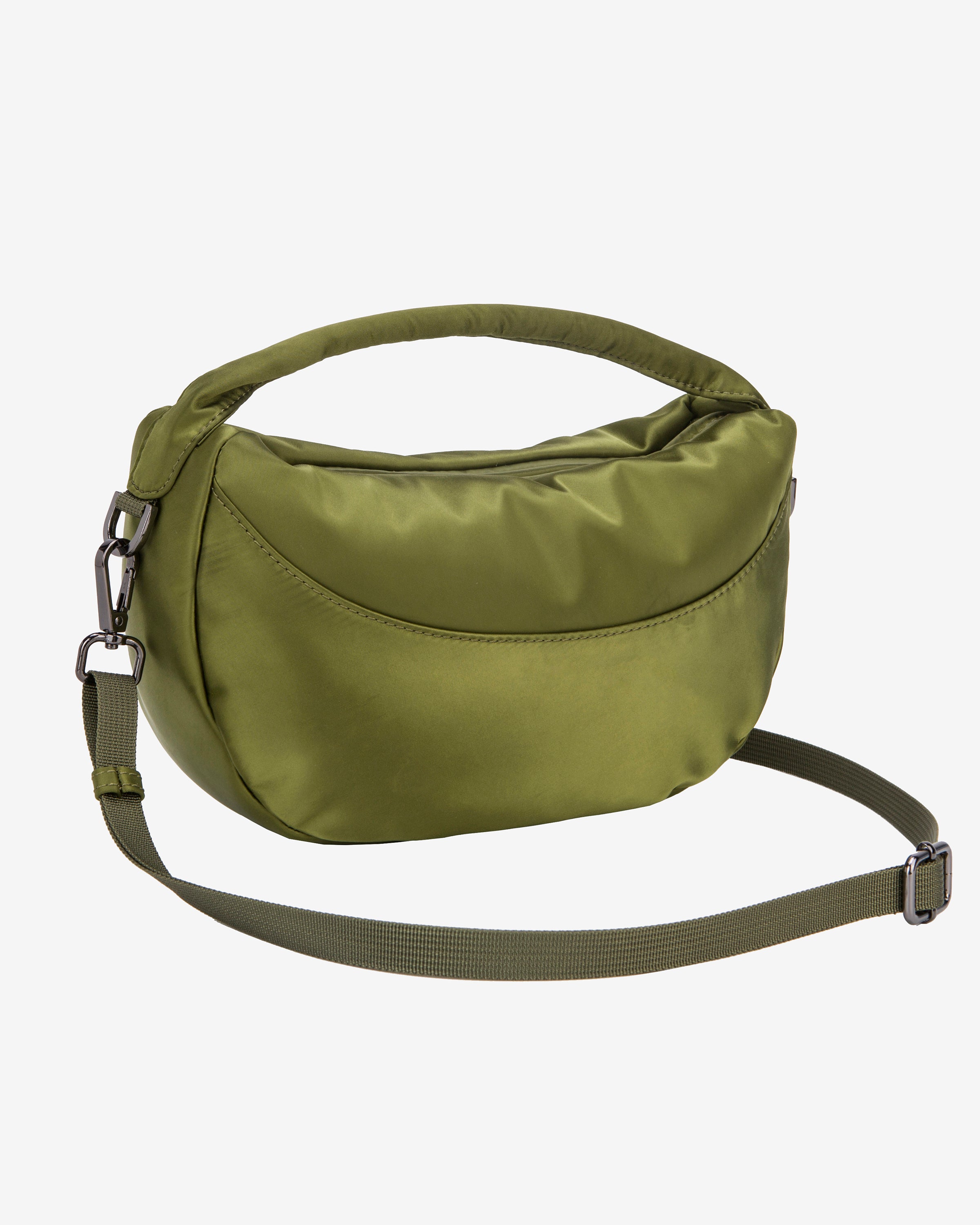 HVISK EMBER SHINY TWILL Handle Bag 420 Green Land