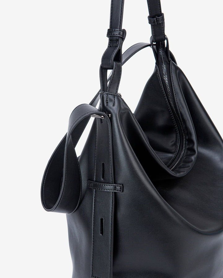 HVISK EMMETT SOFT STRUCTURE Tote Bag 009 Black