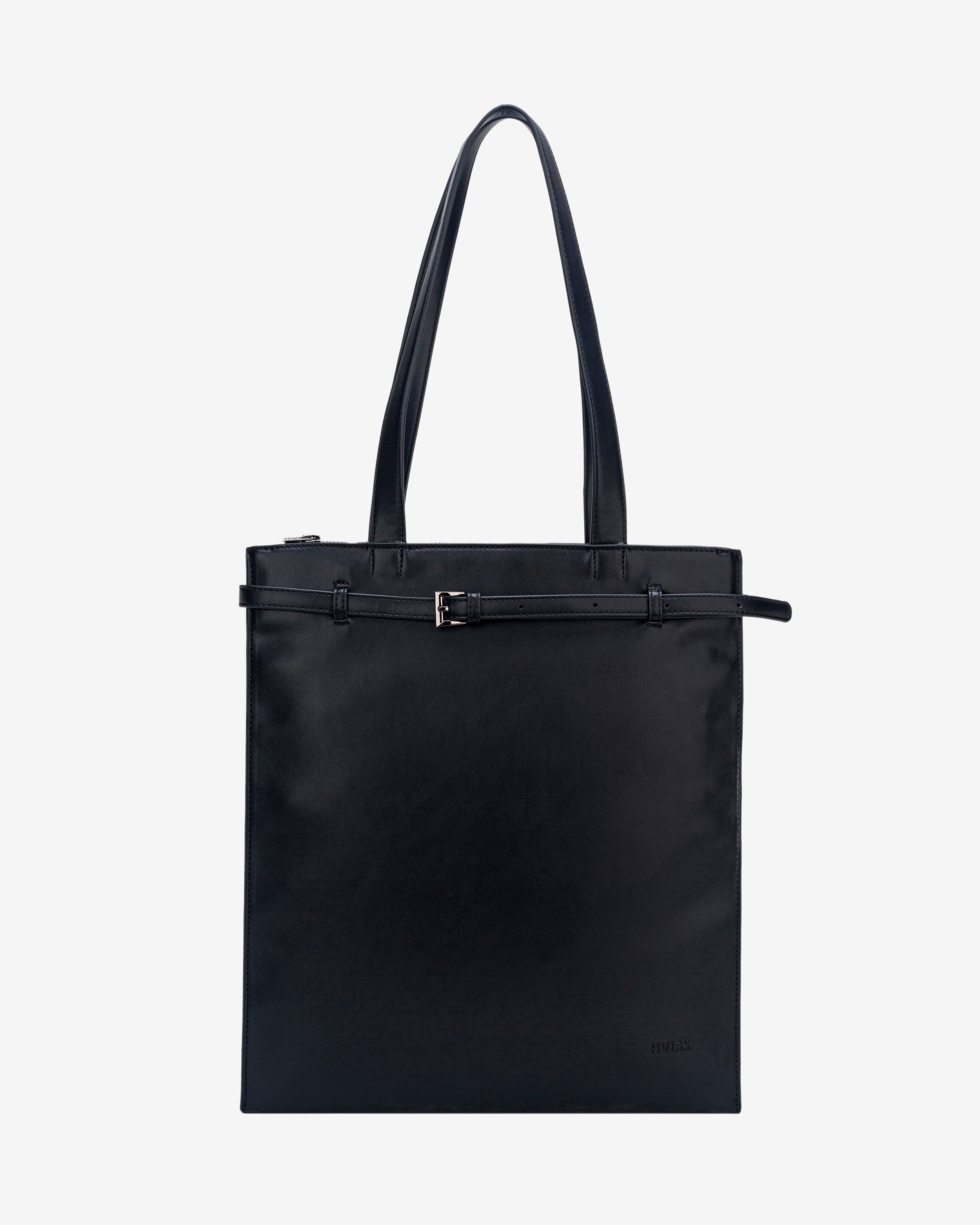 HVISK ETTA SOFT STRUCTURE Tote Bag 009 Black