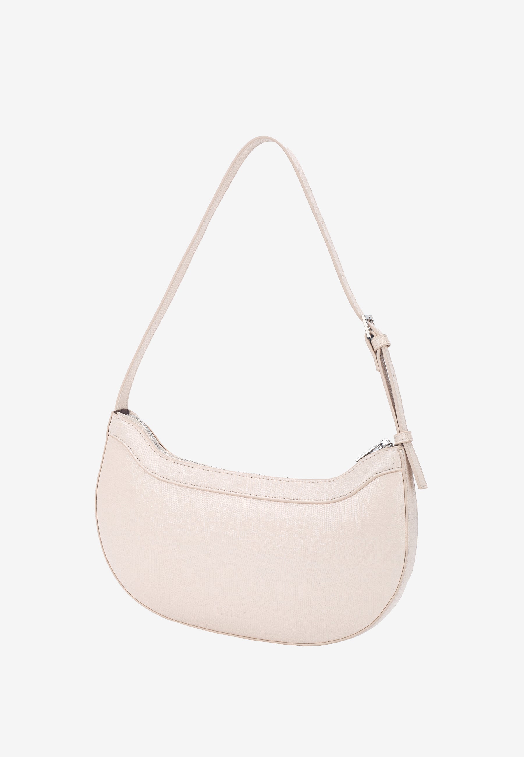 HVISK GLORIA SHELL STRUCTURE Shoulder Bag 486 Oat White