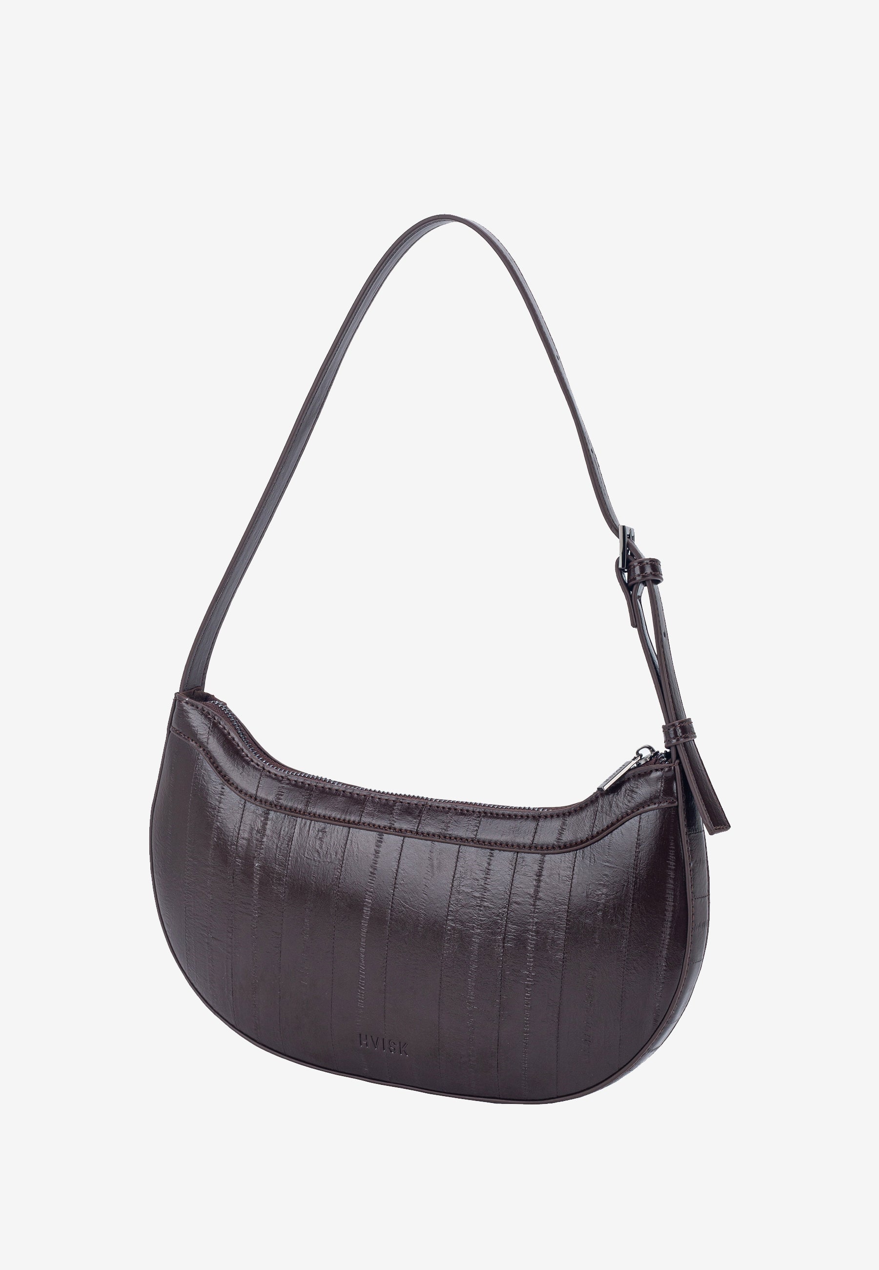 HVISK GLORIA STROKE STRUCTURE Shoulder Bag 485 Espresso