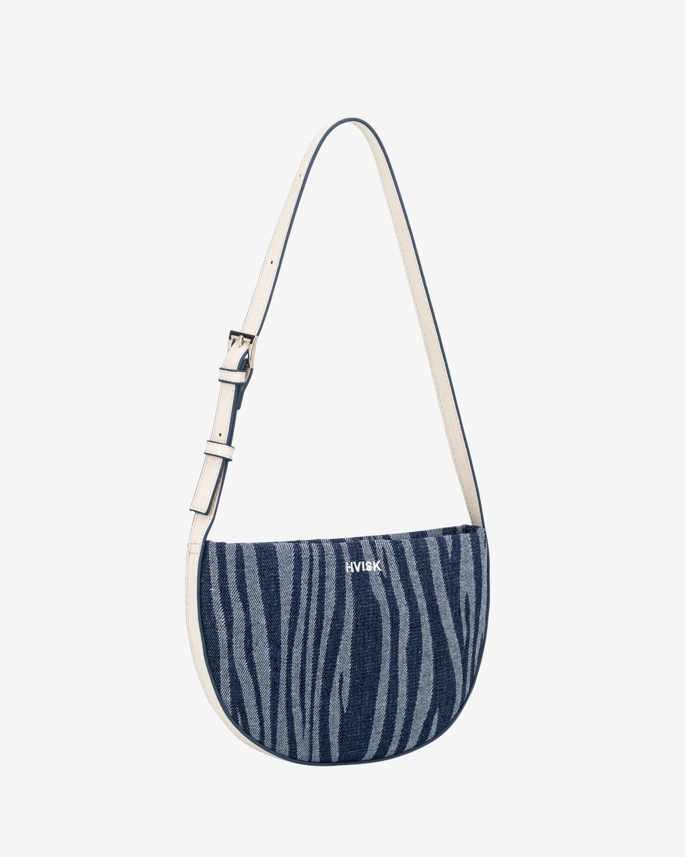 HVISK HALO DENIM Handbag 470 Navy Zebra