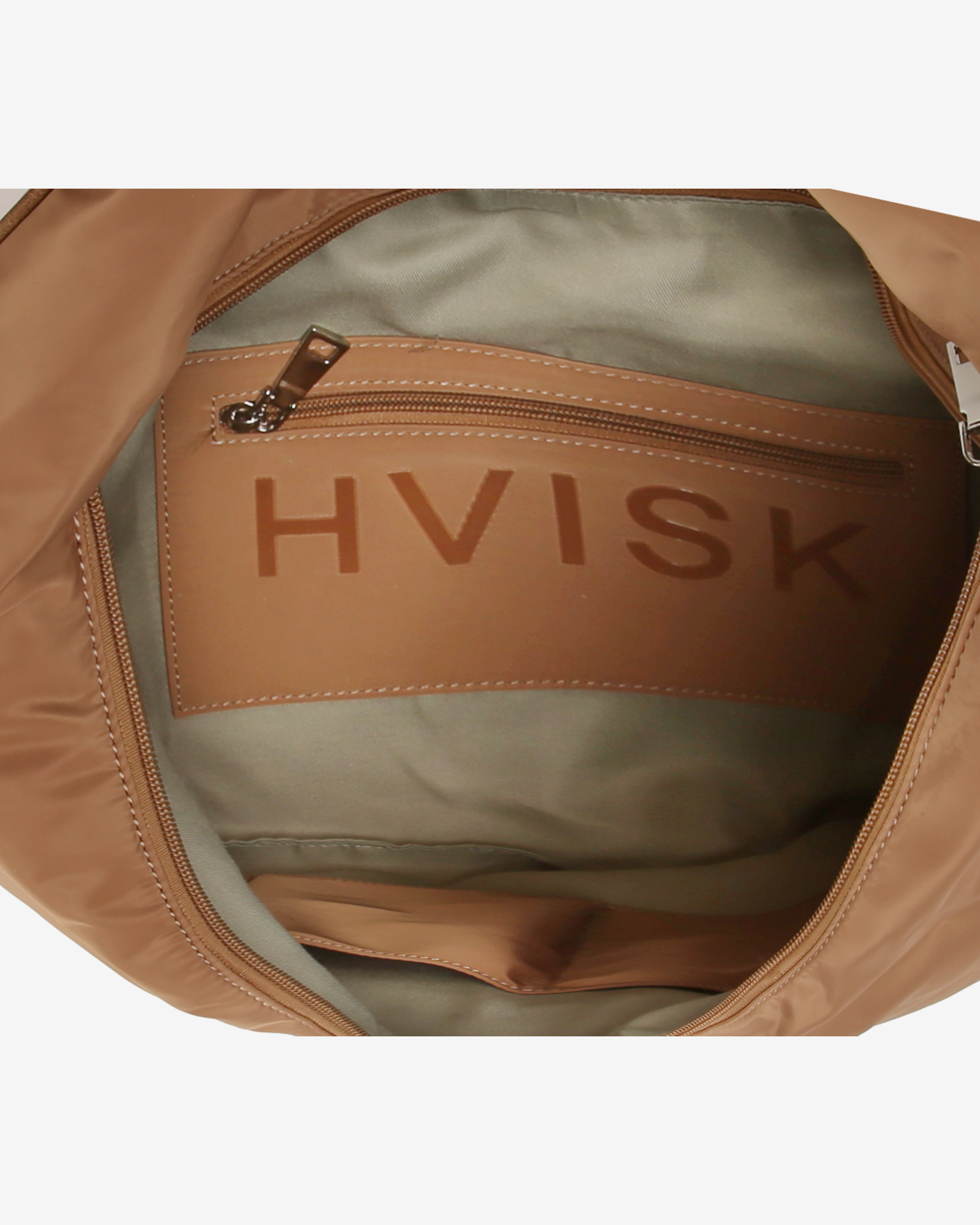 HVISK HAZE MATTE TWILL Tote Bag 468 Light Brown
