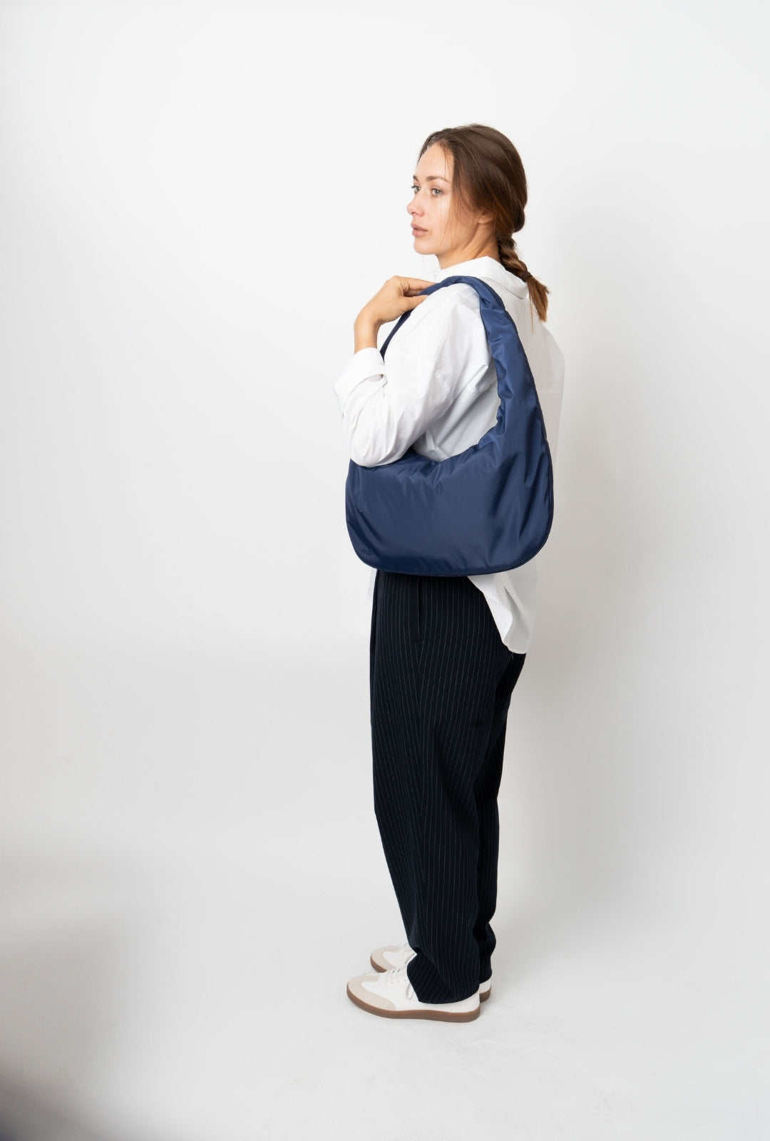 HVISK HAZE MATTE TWILL Tote Bag 480 Eclipse Blue