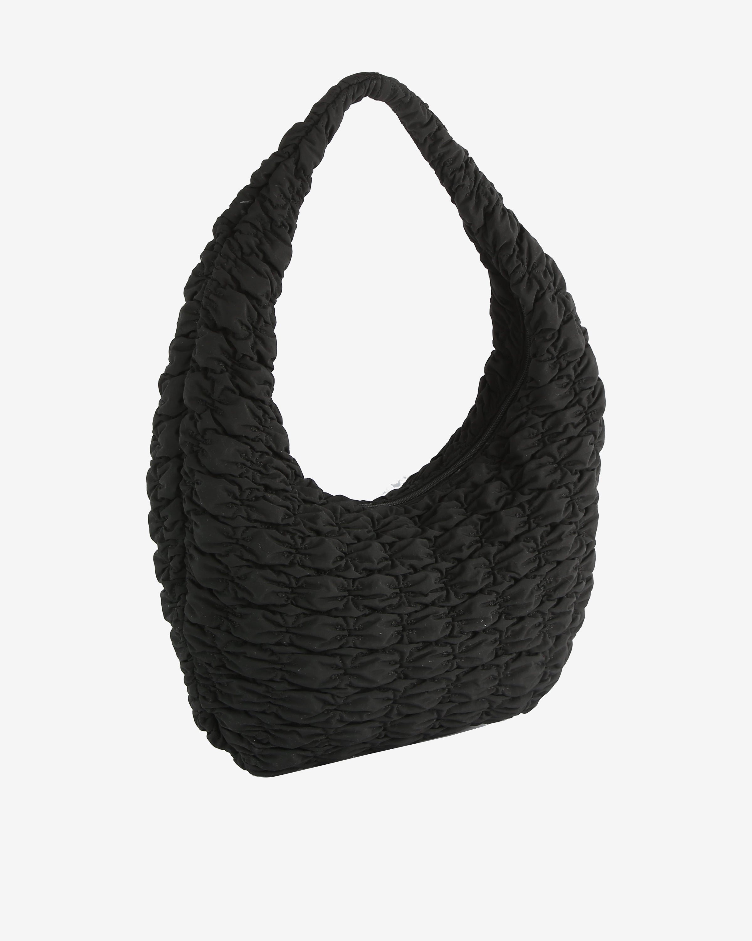 HVISK HAZE MATTE TWILL QUILT Tote Bag 009 Black
