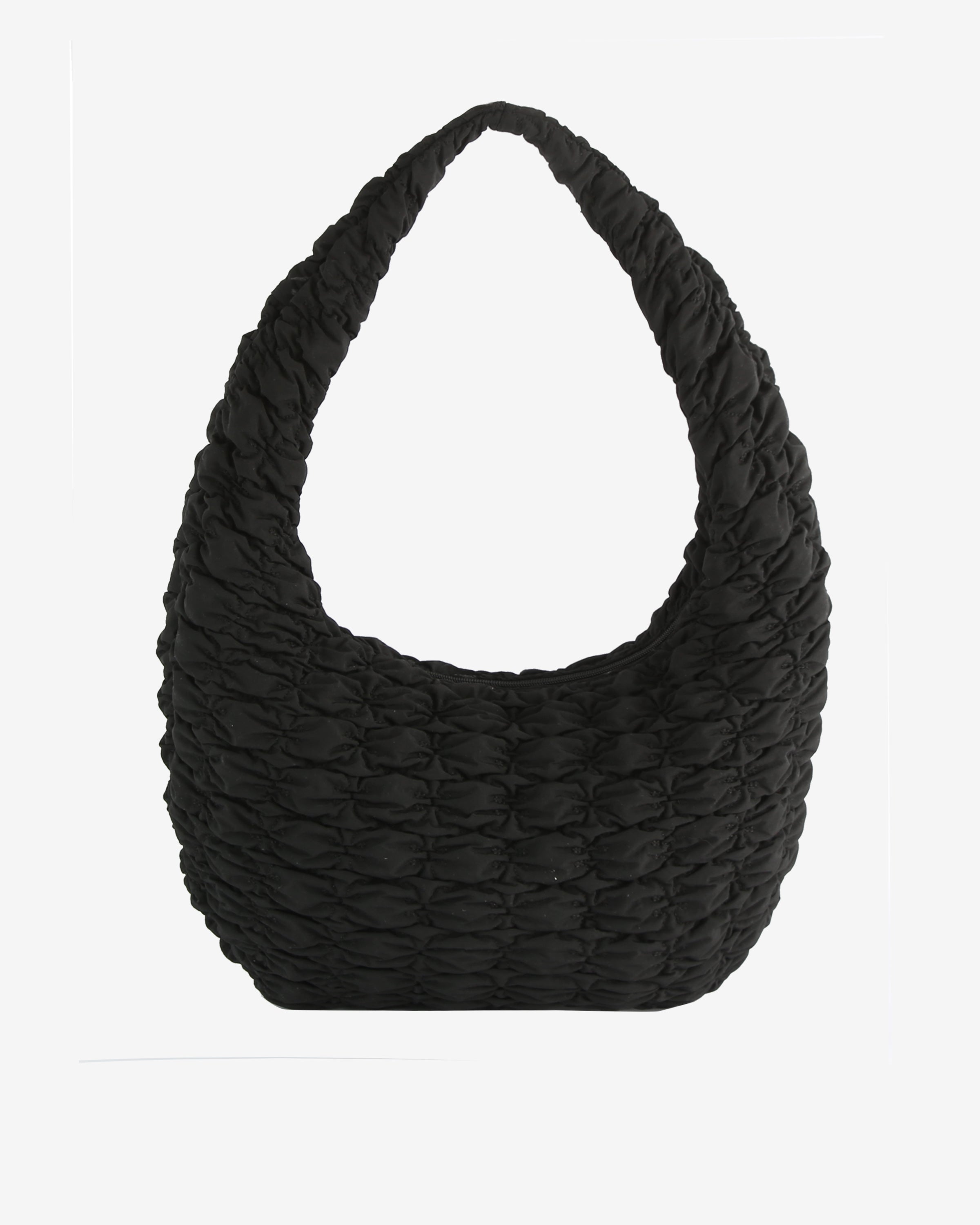 HVISK HAZE MATTE TWILL QUILT Tote Bag 009 Black