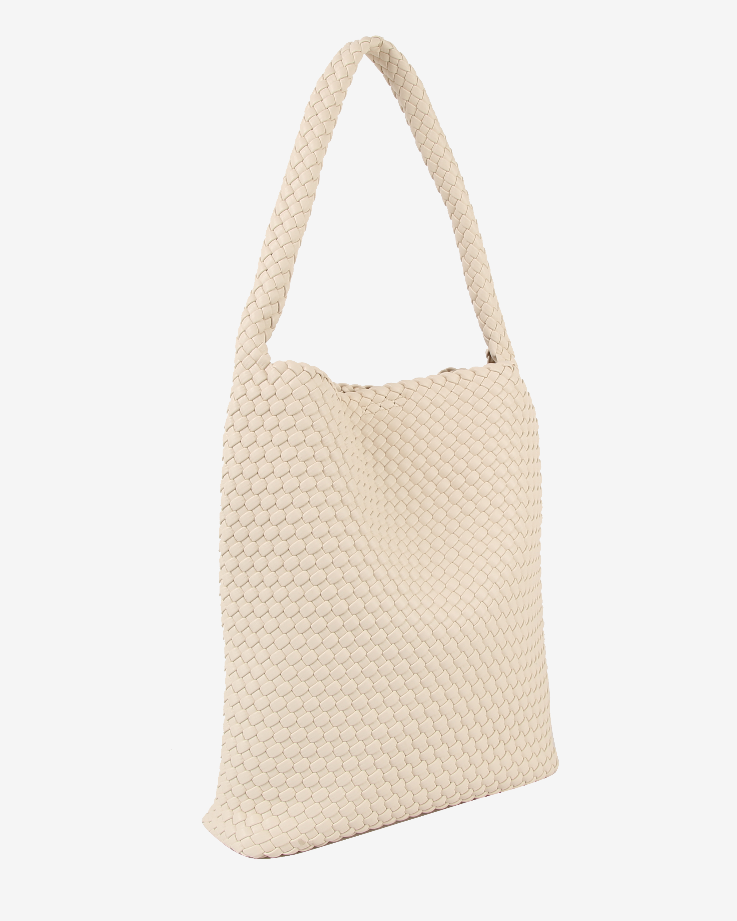 HVISK HOBO BRAIDED SOFT STRUCTURE Tote Bag 464 White Sand
