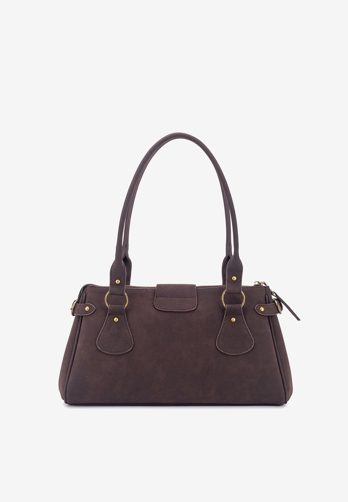 HVISK Isabella Brush Shoulder Bag 507 Umber Brown