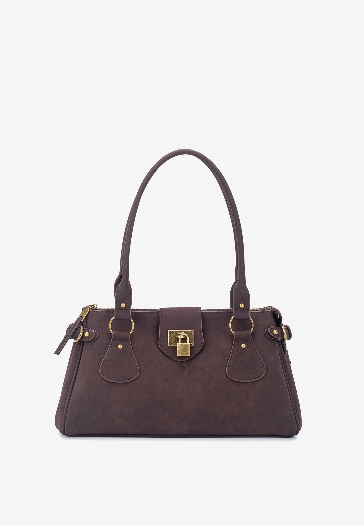 HVISK Isabella Brush Shoulder Bag 507 Umber Brown