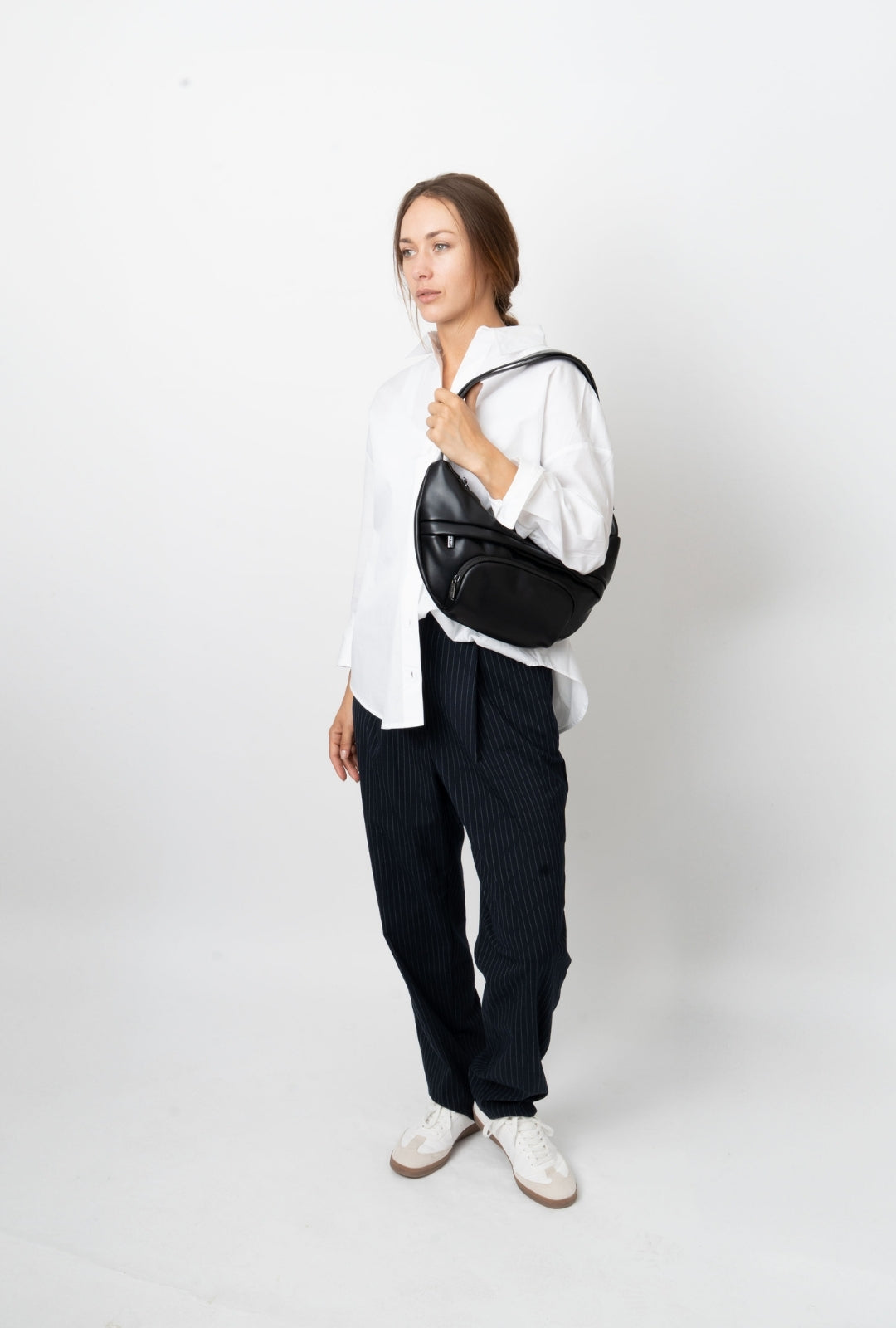 HVISK JADE SOFT STRUCTURE Bum Bag 009 Black