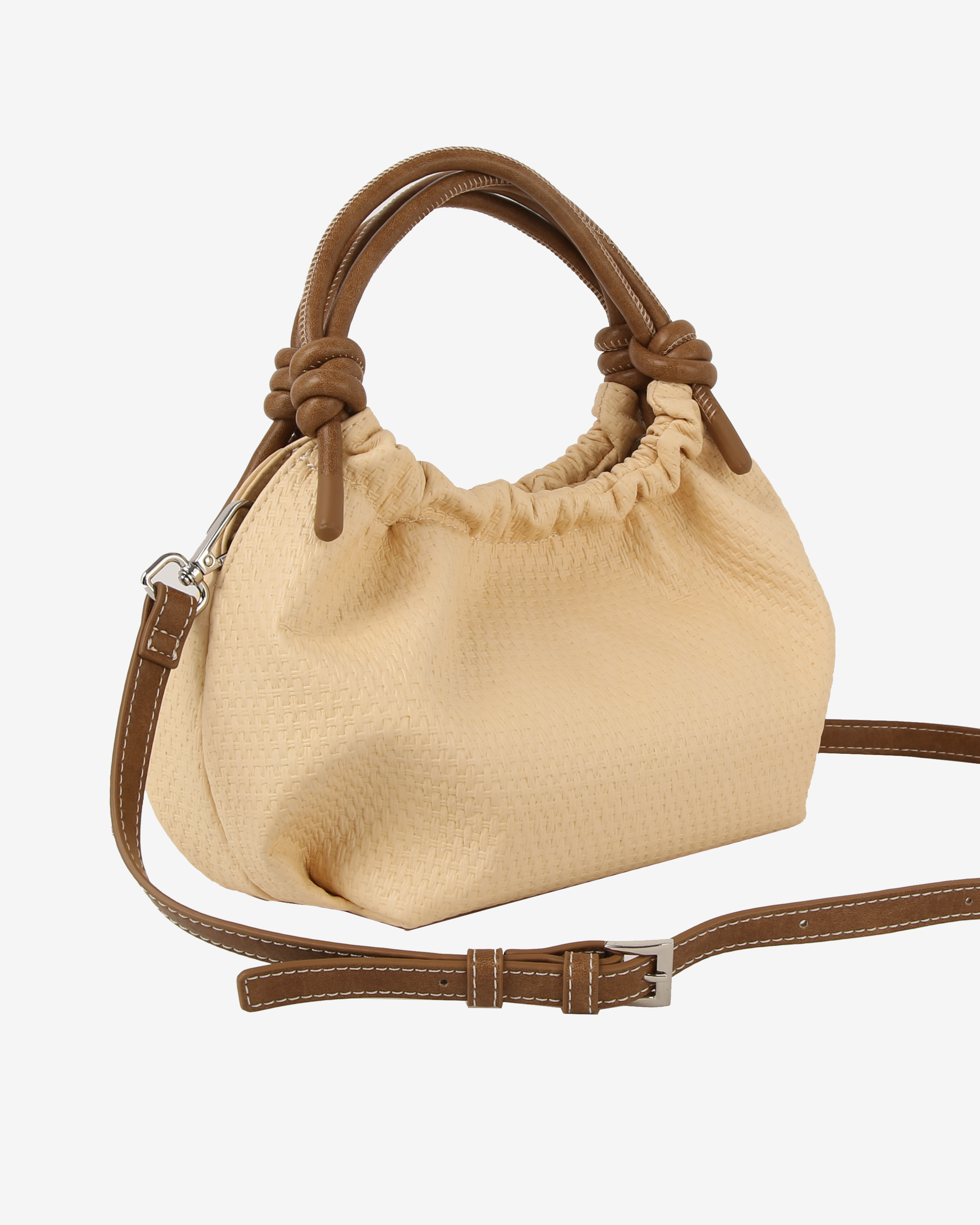 HVISK JOLLY RAFFIA STRUCTURE Crossbody 471 Raffia Sand