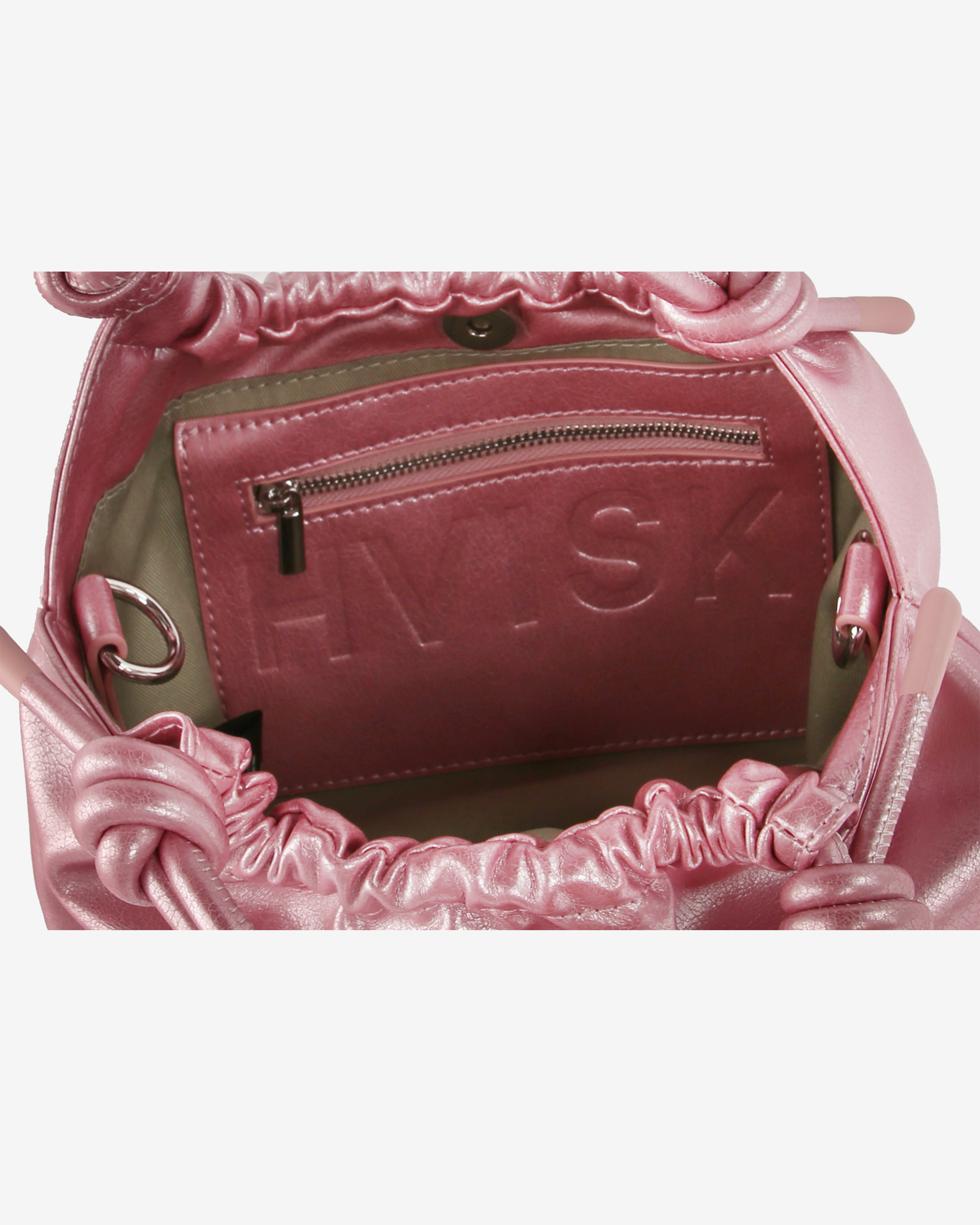 HVISK JOLLY SHINY STRUCTURE Crossbody 469 Rouge Pink
