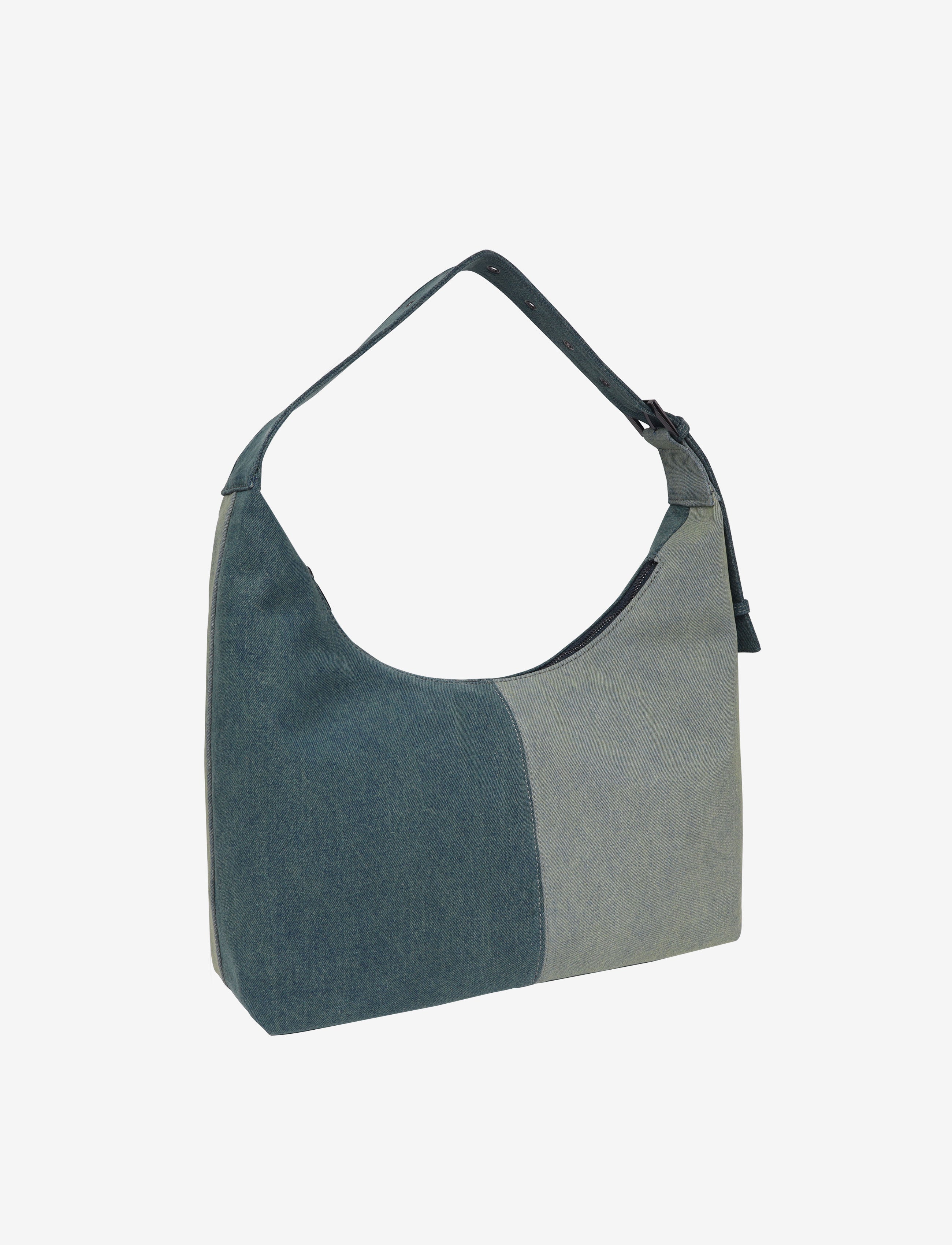 HVISK LANE DENIM Tote Bag 481 Teal Tones