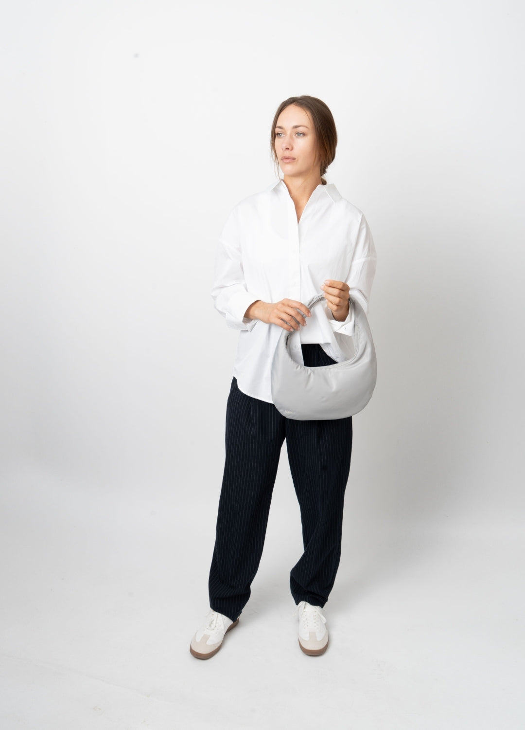 HVISK MIST MATTE TWILL Tote Bag 477 Grey Aura