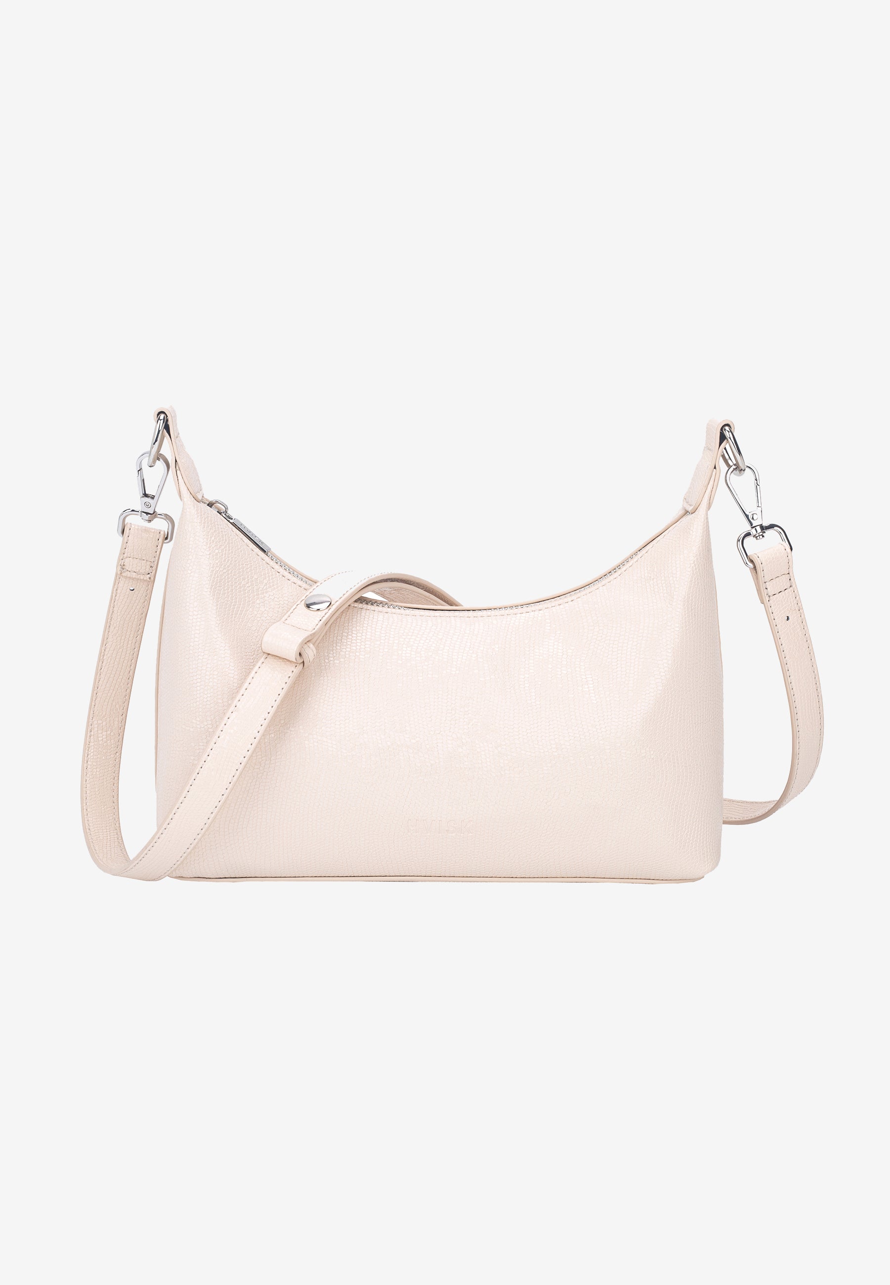 HVISK POLLY SHELL STRUCTURE Shoulder Bag 486 Oat White