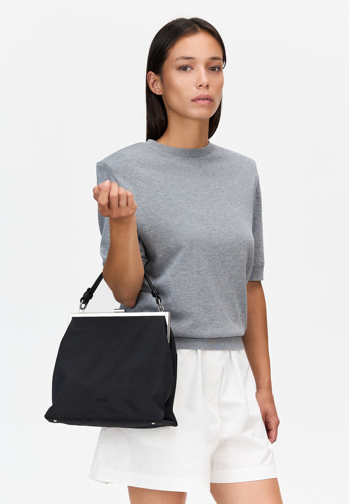 HVISK POLLY TWILL Handbag 009 Black