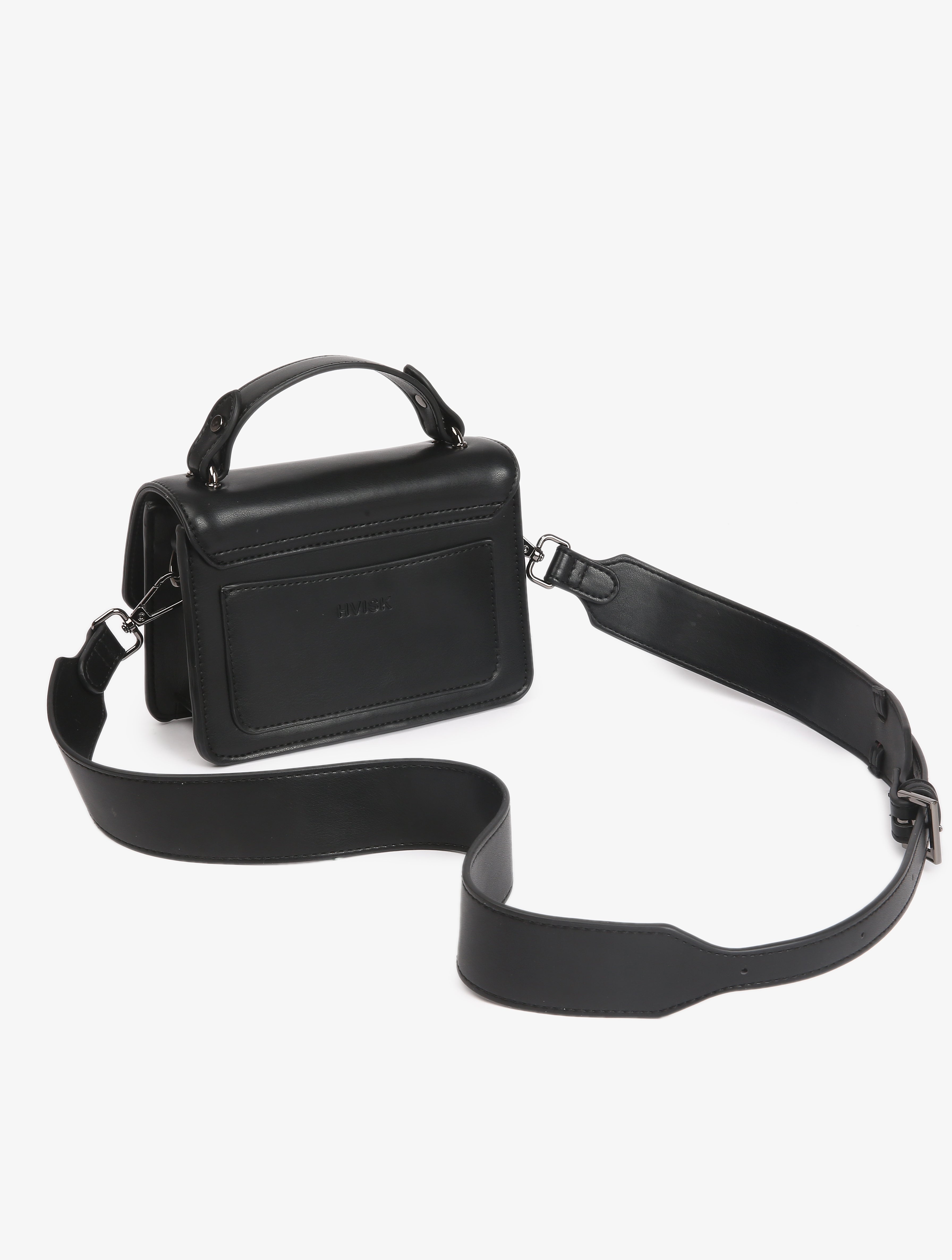 HVISK RENEI SOFT STRUCTURE Crossbody 009 Black