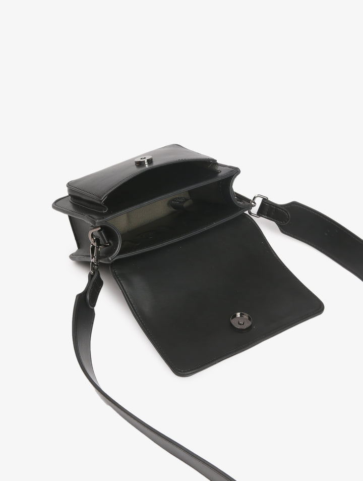 HVISK RENEI SOFT STRUCTURE Crossbody 009 Black
