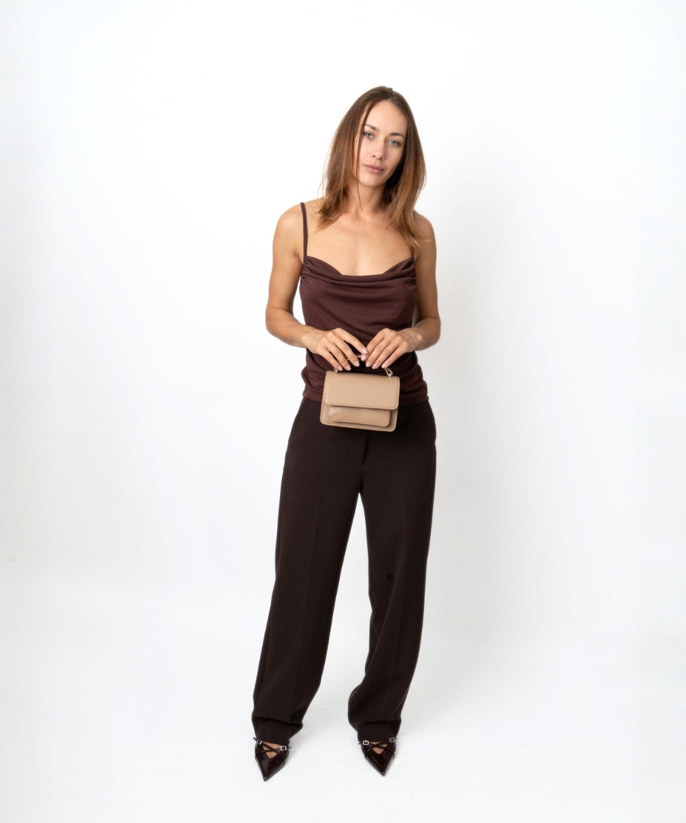 HVISK RENEI SOFT STRUCTURE Crossbody 484 Sand Dune