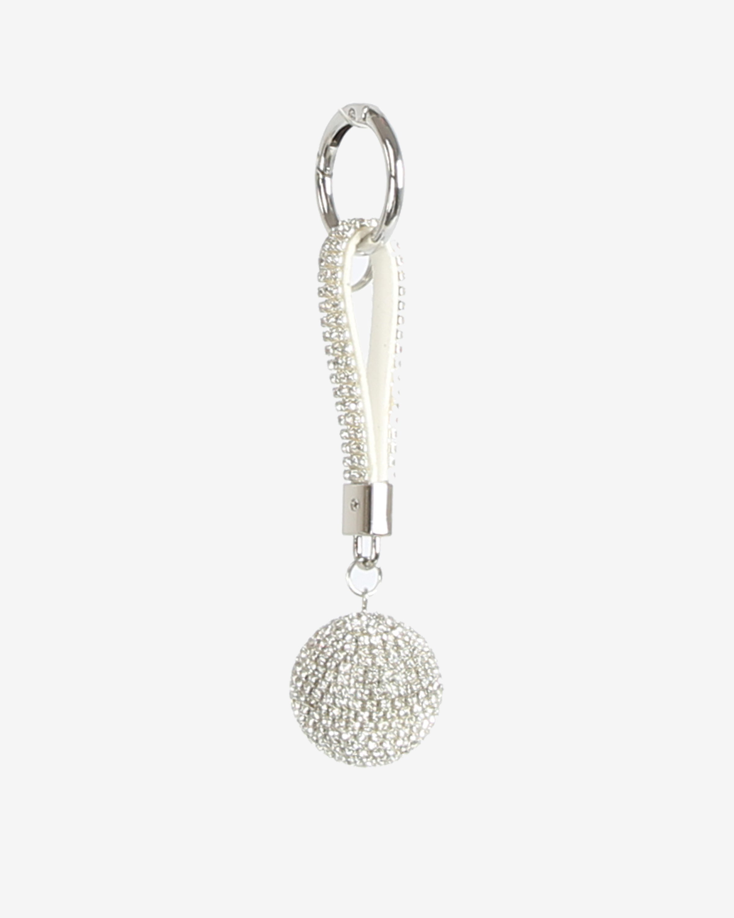 HVISK RHINESTONE DISCO BALL CHARM Charm 488 Clear Silver