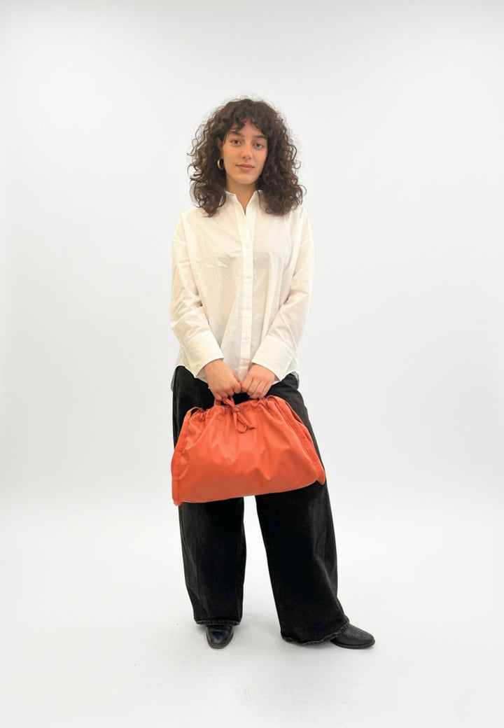 HVISK SAGE MEDIUM MATTE TWILL Handle Bag 483 Blush Coral
