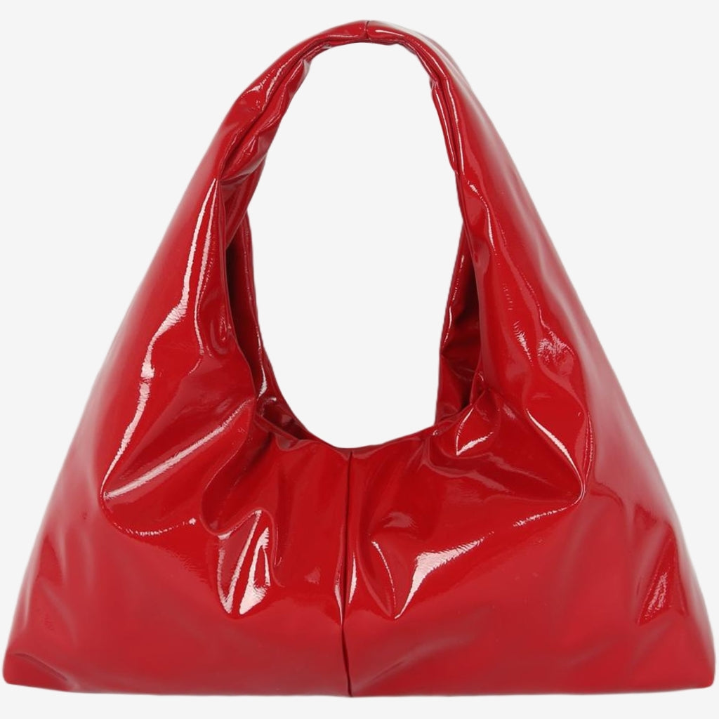 HVISK SARAH LACQUER Shoulder Bag 494 Scarlet