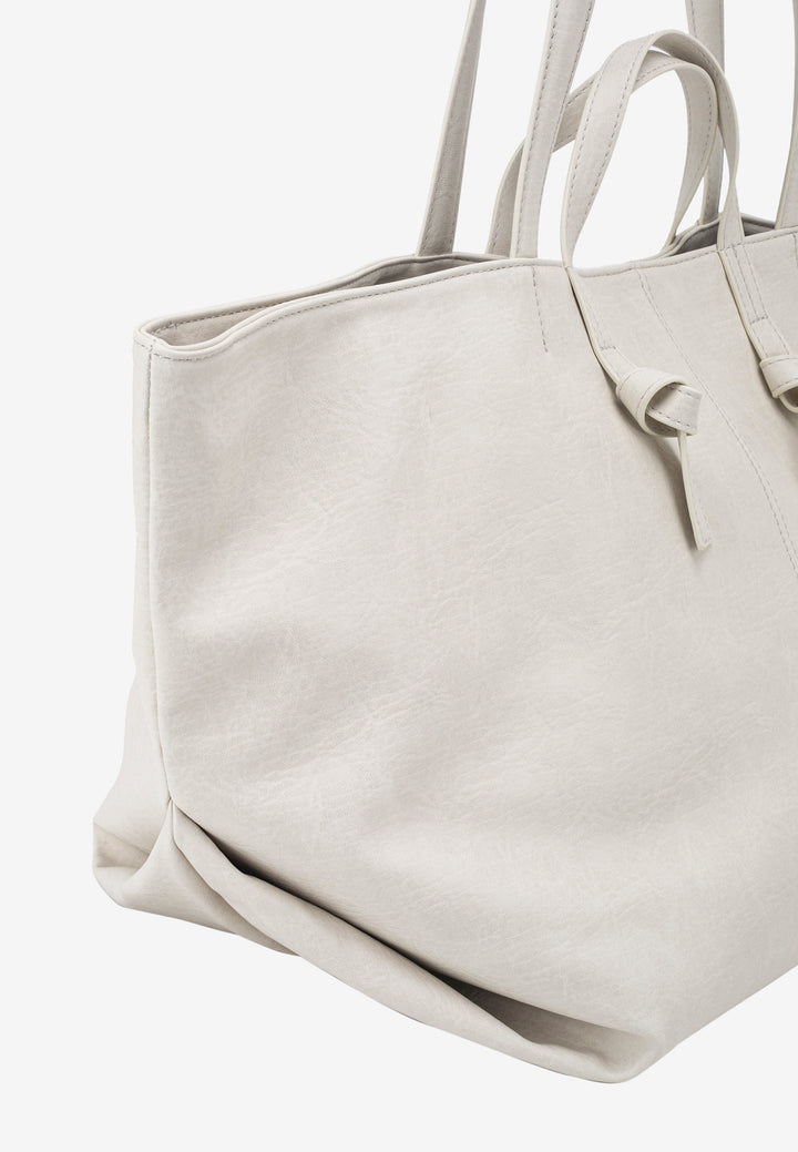 HVISK TOWNY SOFT STRUCTURE Tote Bag 464 White Sand