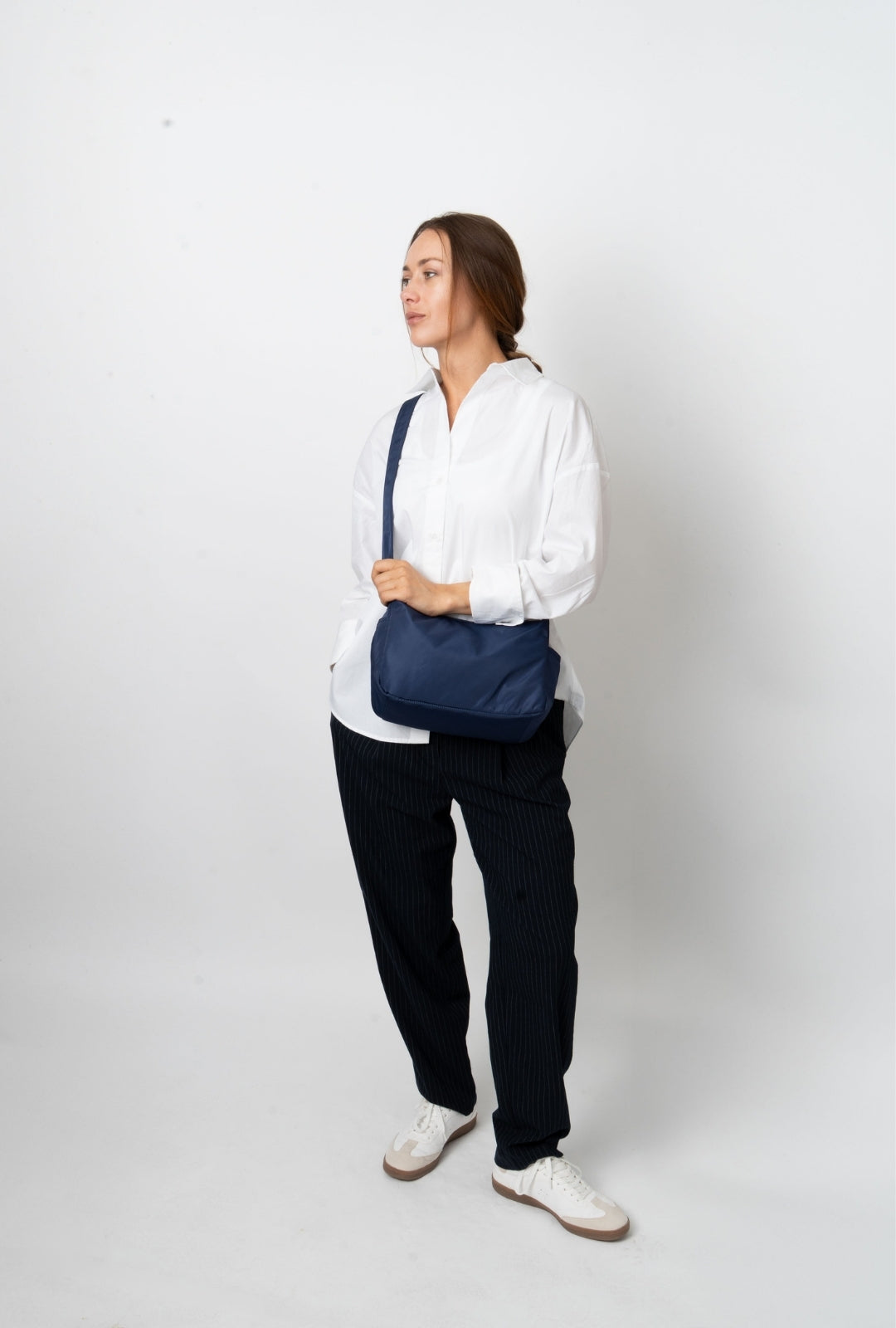 HVISK TRACY MATTE TWILL Crossbody 480 Eclipse Blue