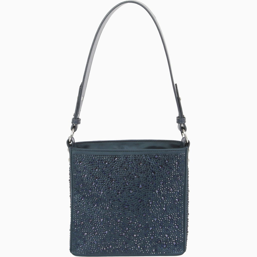 HVISK AMBLE RHINESTONE Shoulder Bag 003 Midnight Blue
