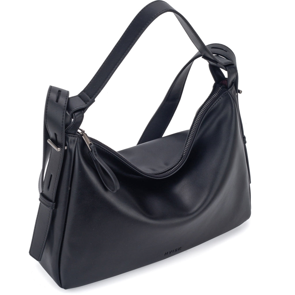 HVISK ANDREA SOFT STRUCTURE Shoulder Bag 009 Black