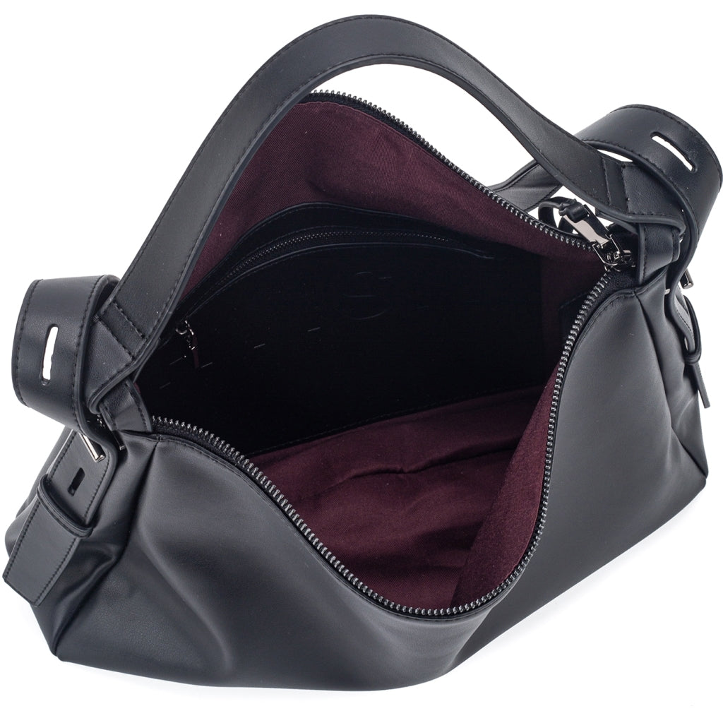 HVISK ANDREA SOFT STRUCTURE Shoulder Bag 009 Black